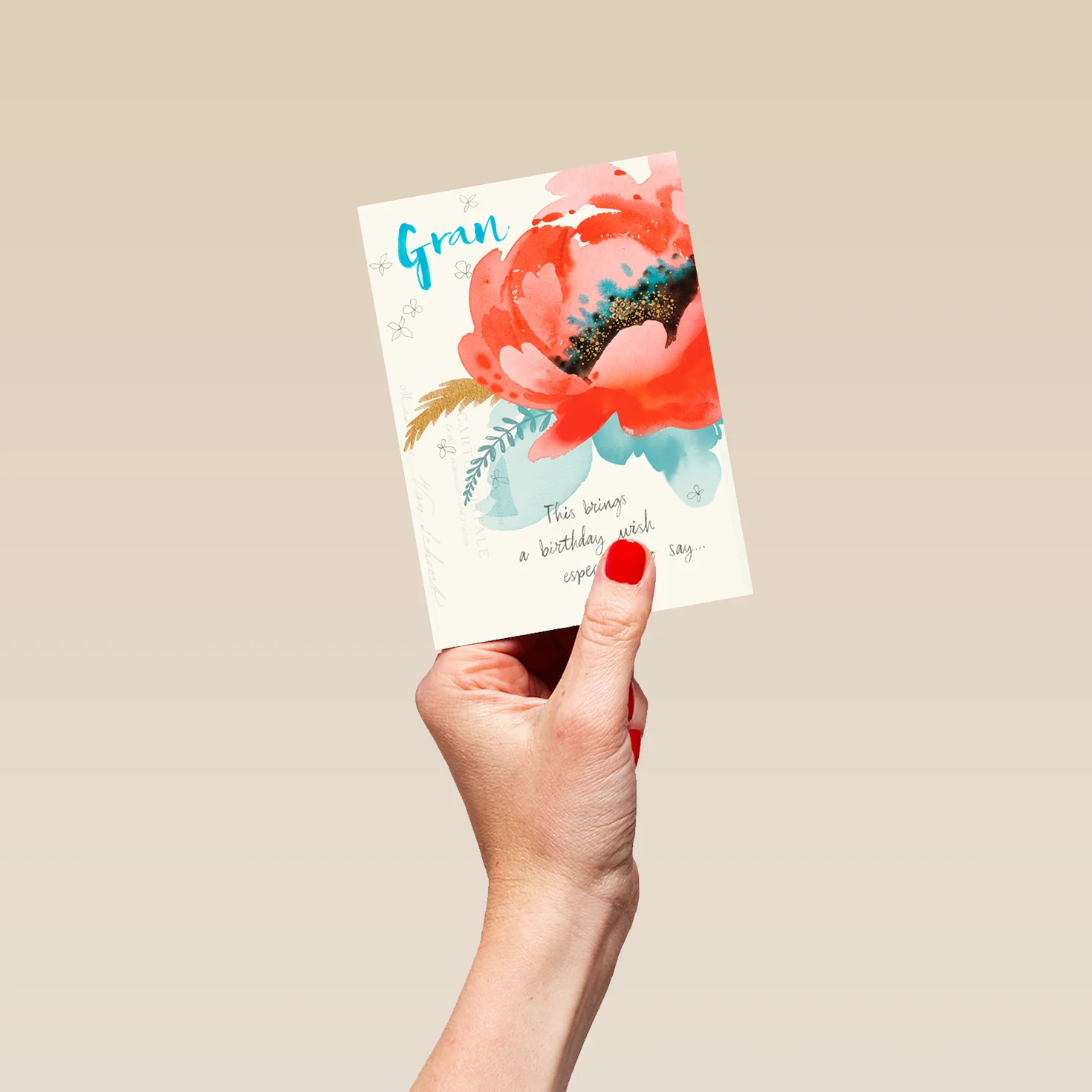 Personalised Floral Birthday Card For Gran - Image 4