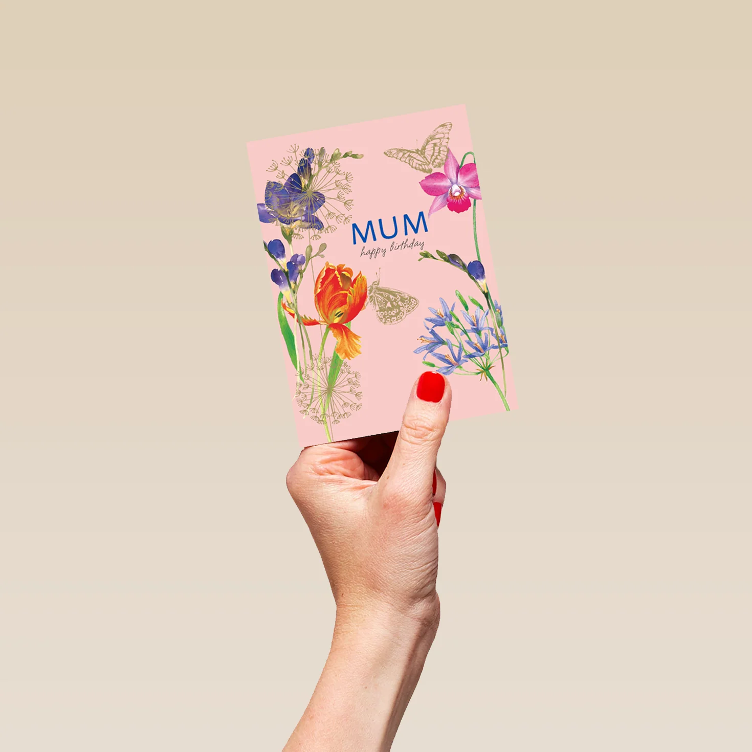 Personalised Floral Birthday Design For Mum Card - Image 4