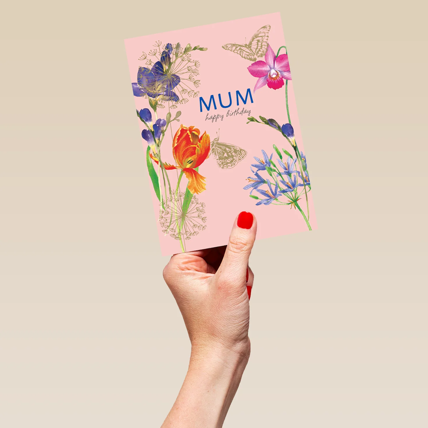 Personalised Floral Birthday Design For Mum Card - Image 5