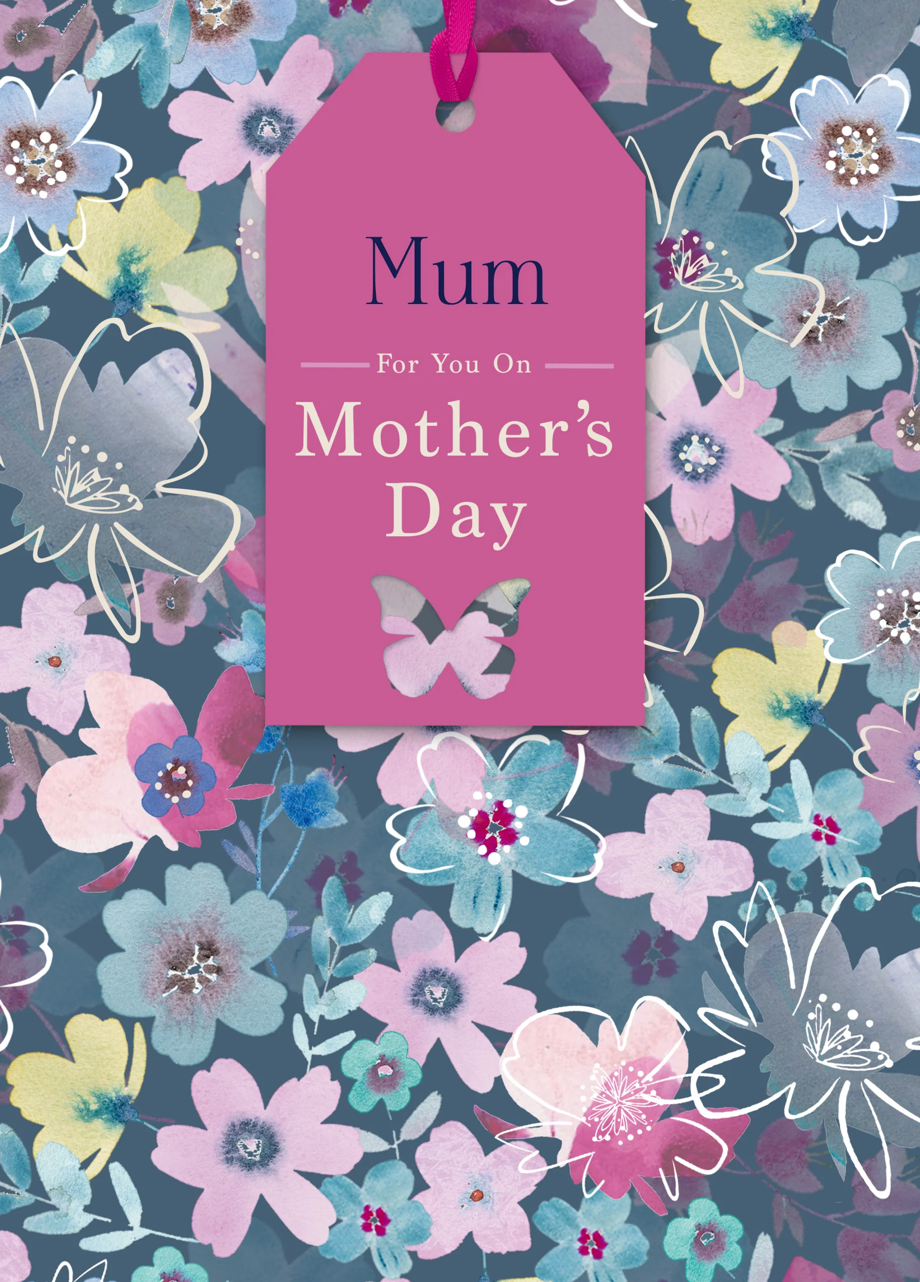 Personalised Floral Bouquet Pattern Mother's Day Card For Mum