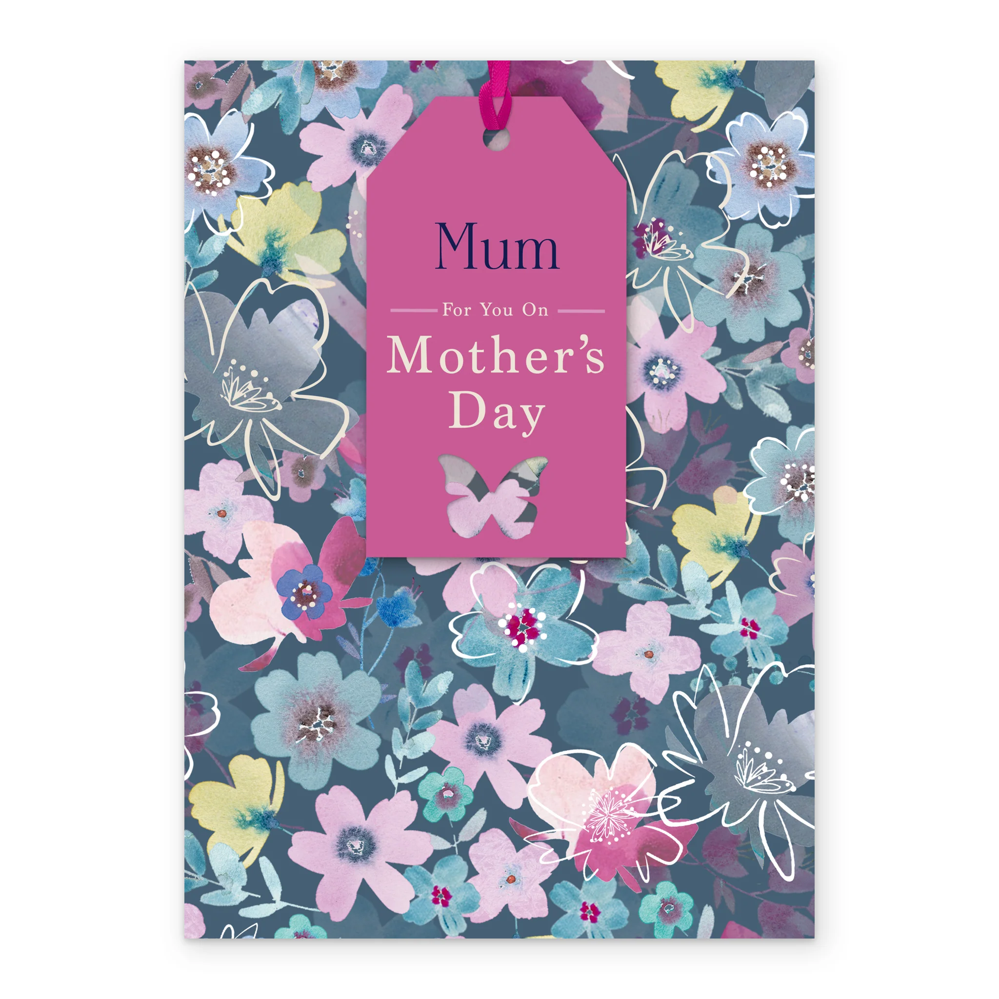 Personalised Floral Bouquet Pattern Mother's Day Card For Mum - Image 2