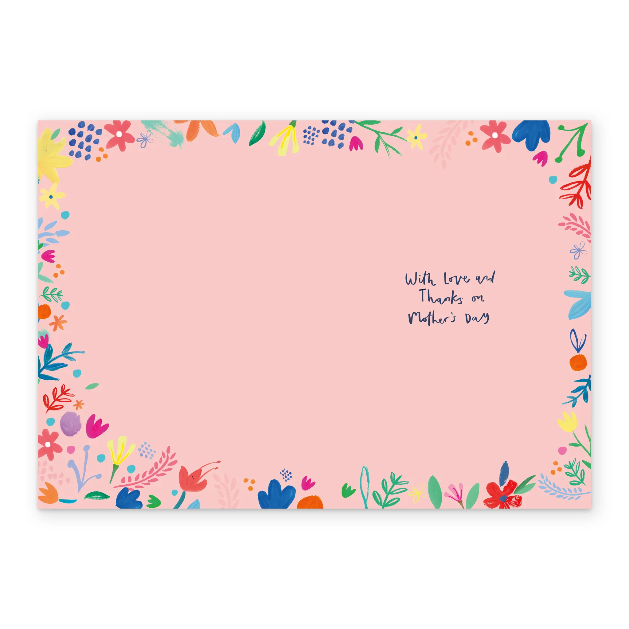 Personalised Floral Everything I am is Because of You Mother's Day Card - Image 3