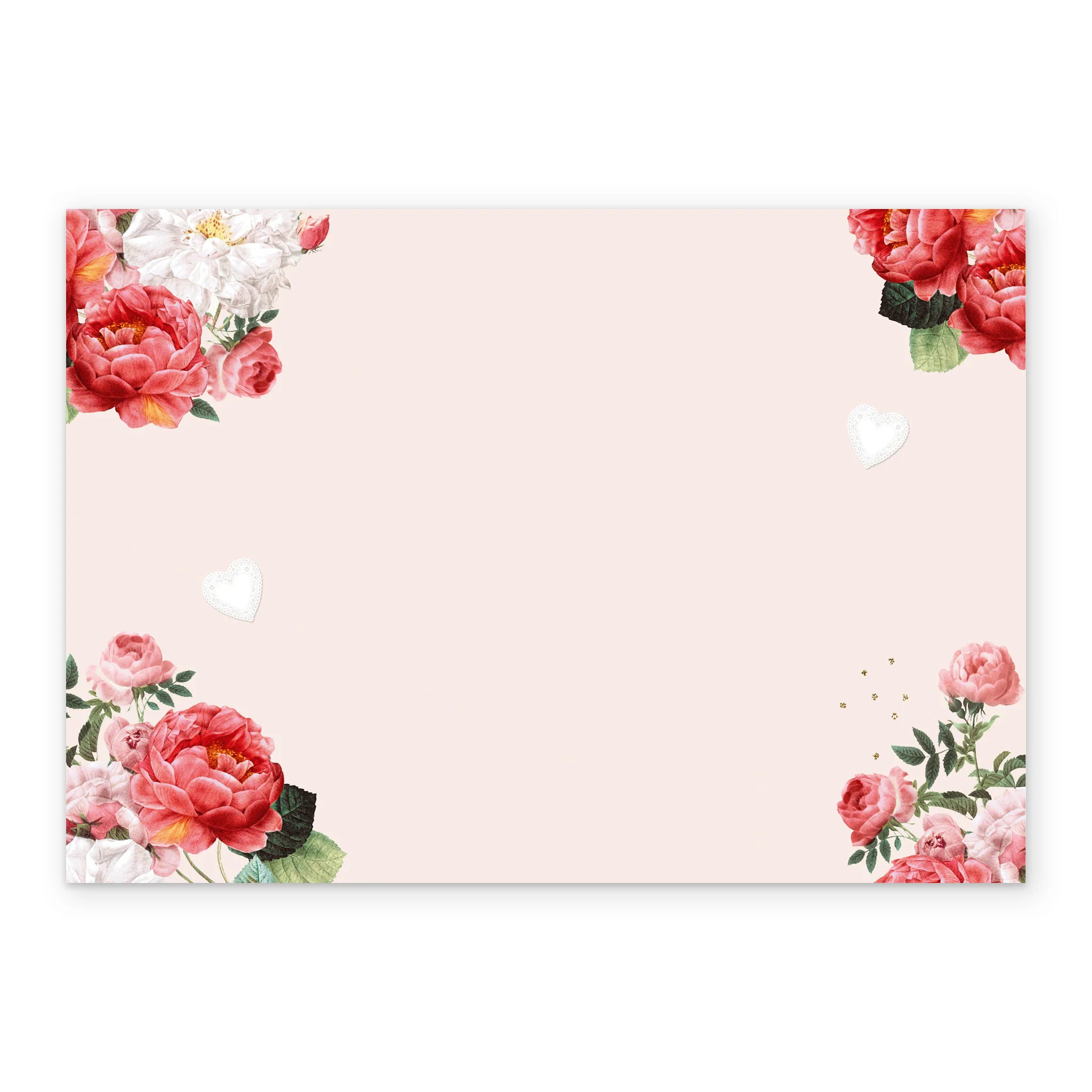 Personalised Floral Hearts Birthday Card For Granddaughter - Image 3