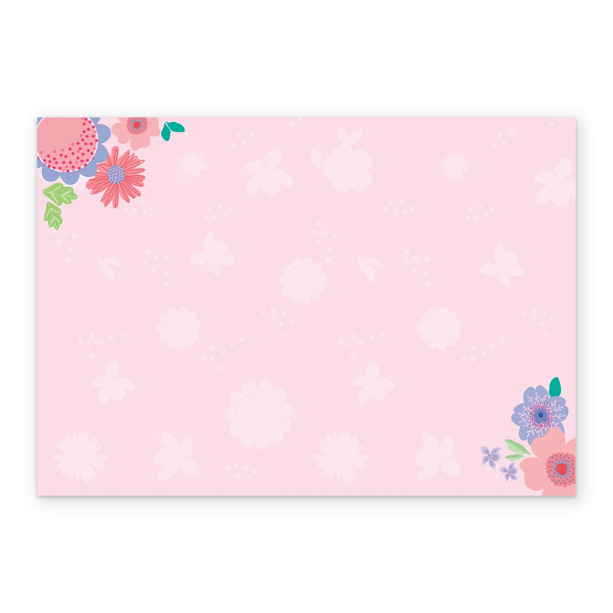 Personalised Flower Pattern Mother's Day Photo Upload Card - Image 3