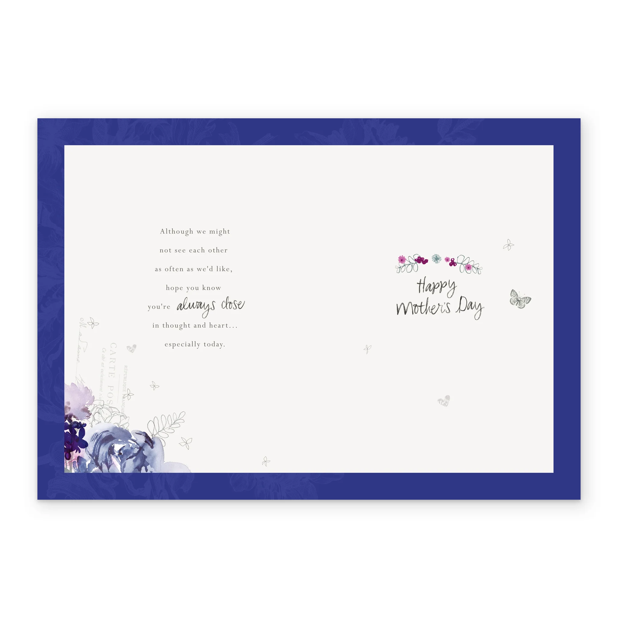 Personalised Flower Vase Mother's Day Card For Mother - Image 3