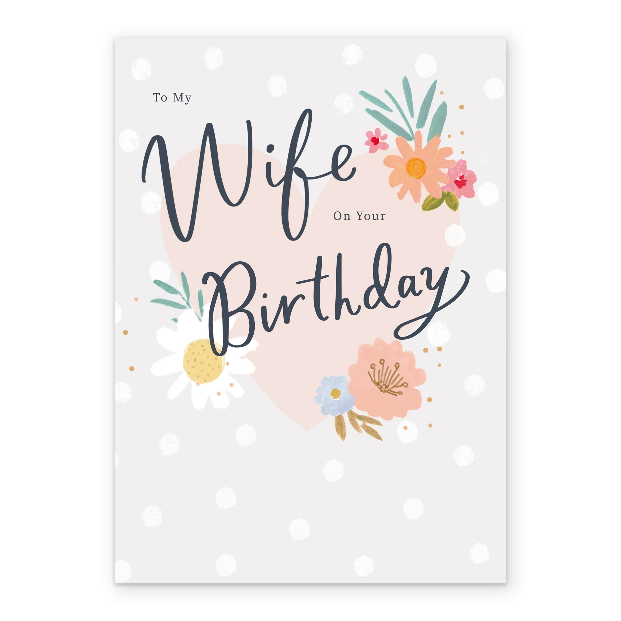 Personalised Flowers Birthday Card For Wife - Image 2