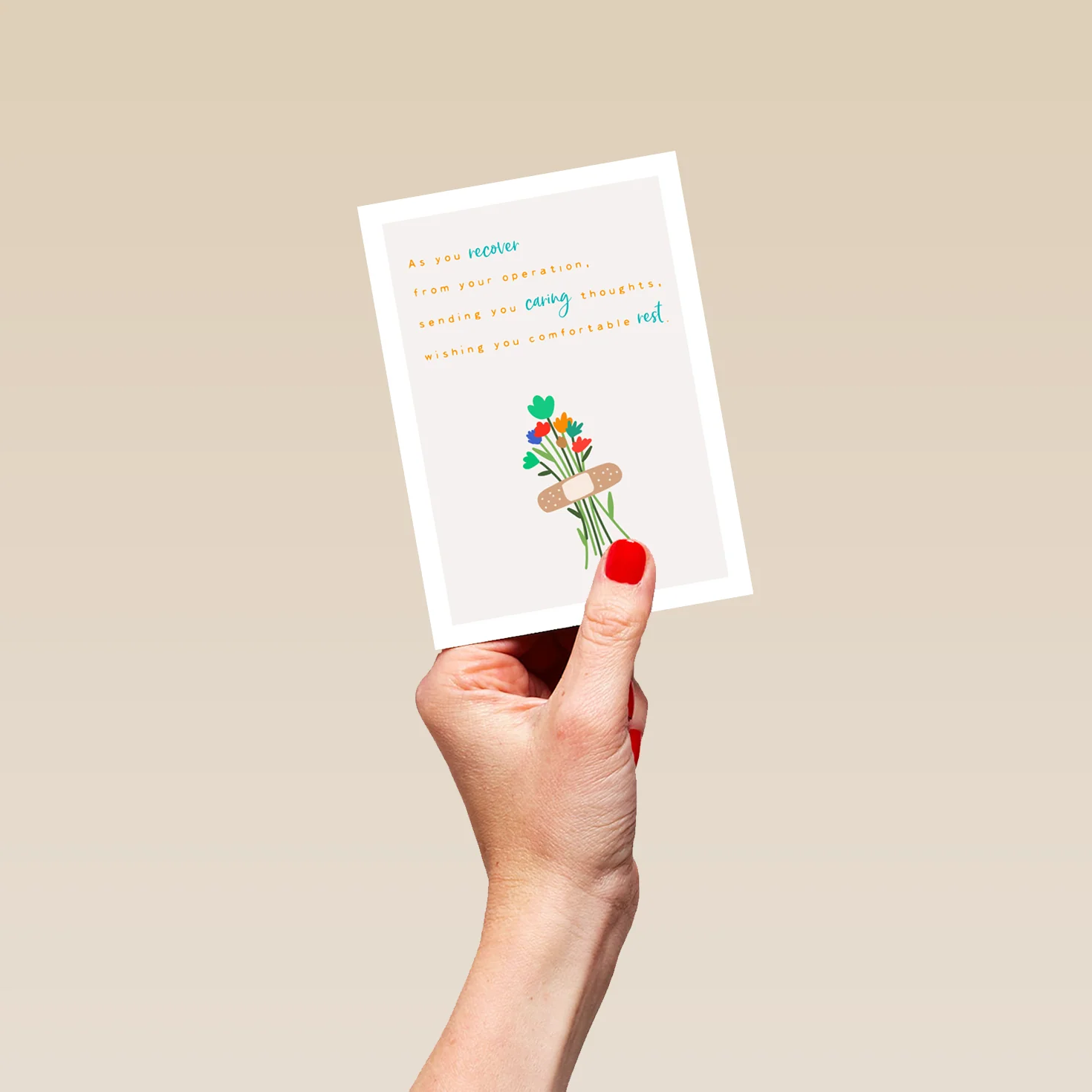 Personalised Flowers of Encouragement Card - Image 4