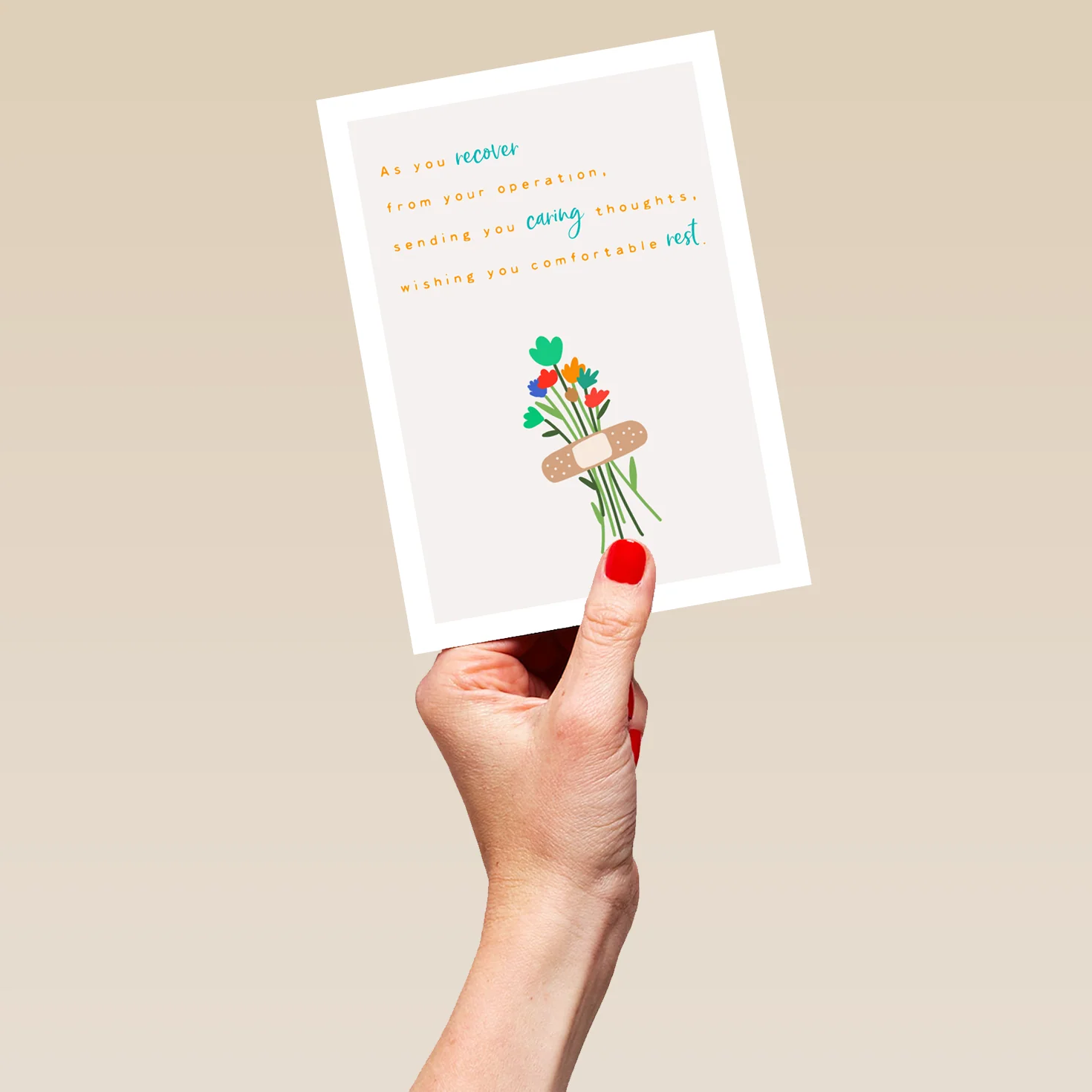 Personalised Flowers of Encouragement Card - Image 5
