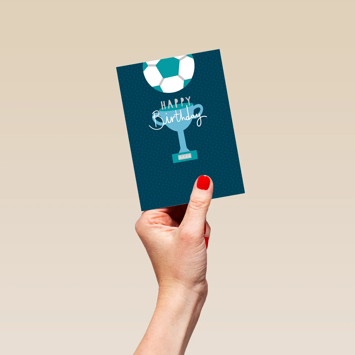 Personalised Football Birthday Card For Him - Image 4
