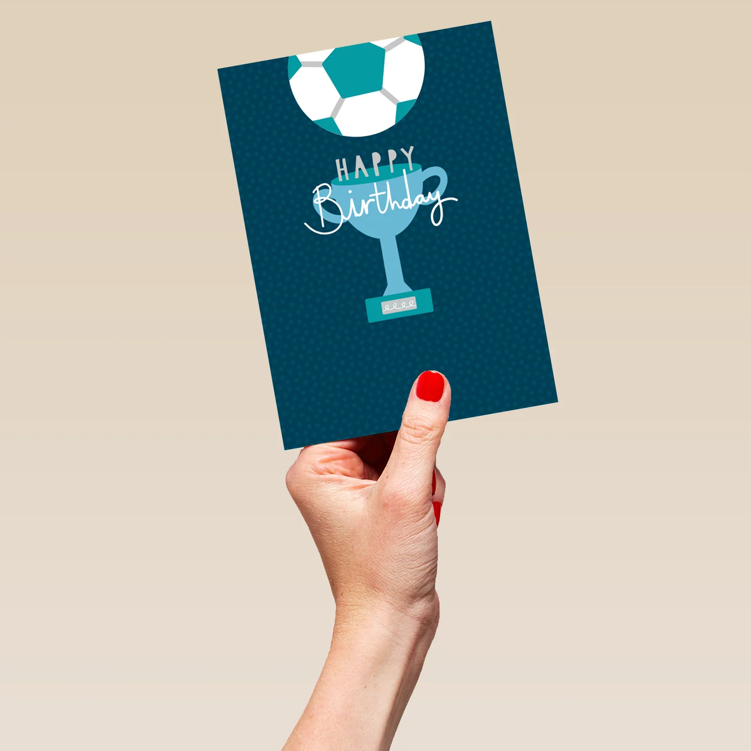 Personalised Football Birthday Card For Him - Image 5