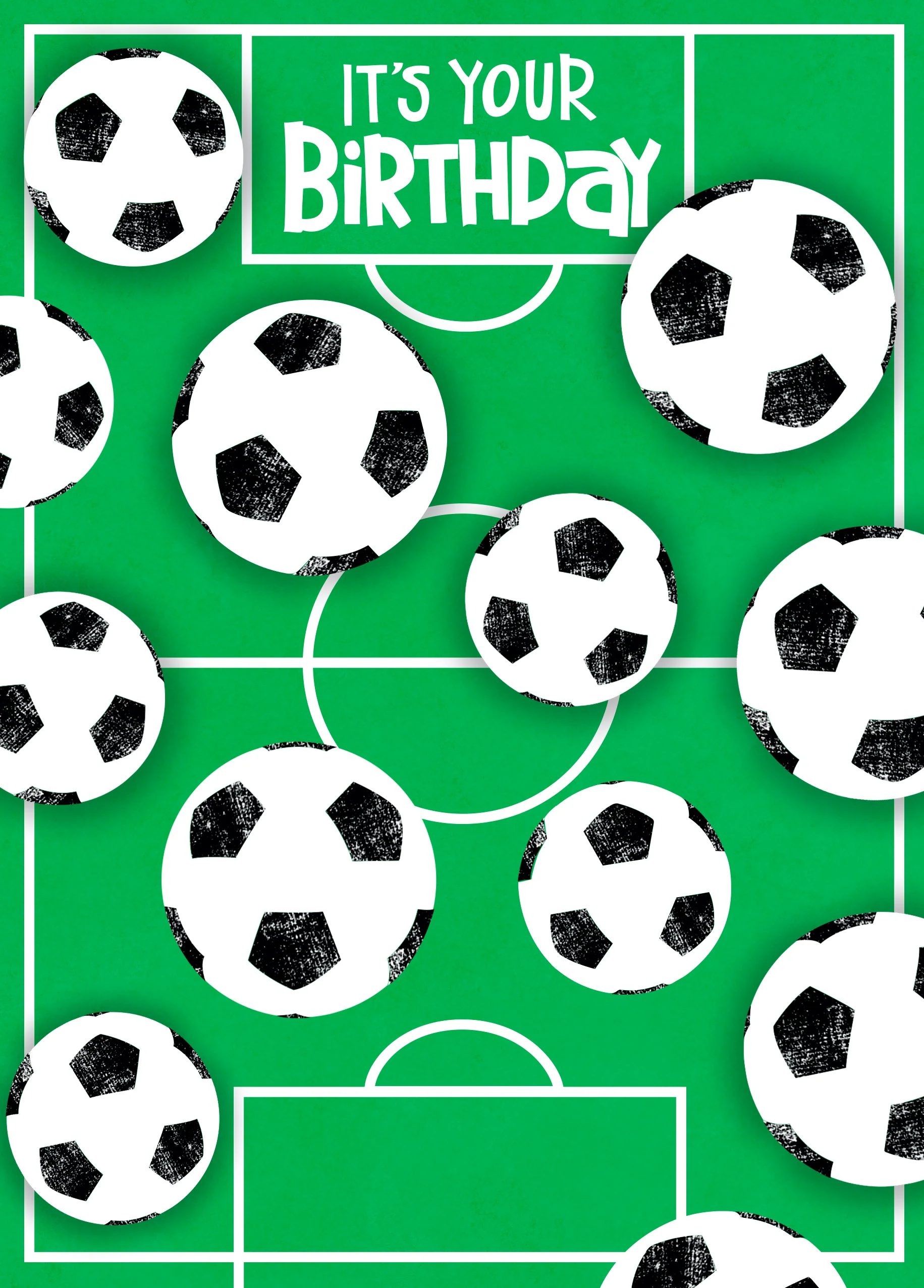 Personalised Football Kids Birthday Card