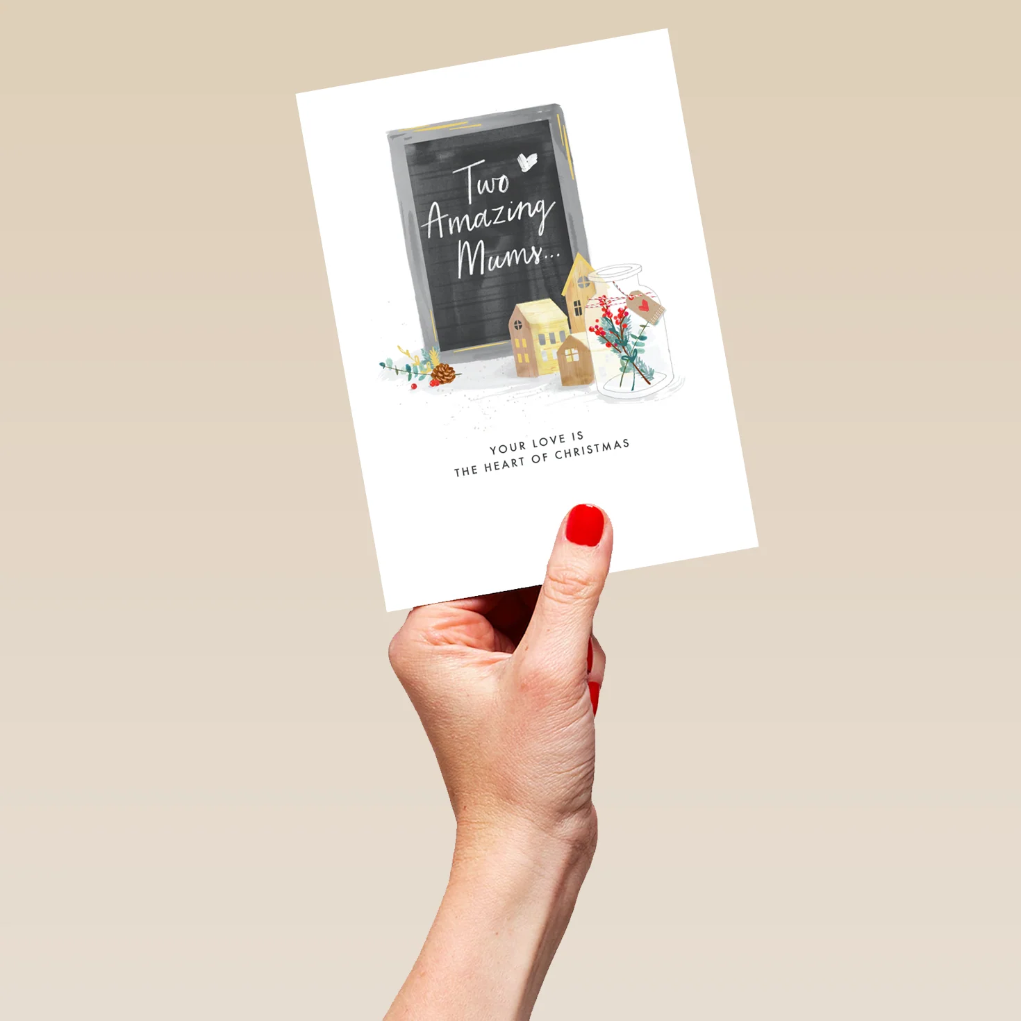 Personalised For Both Mums Classic Christmas Card - Image 5