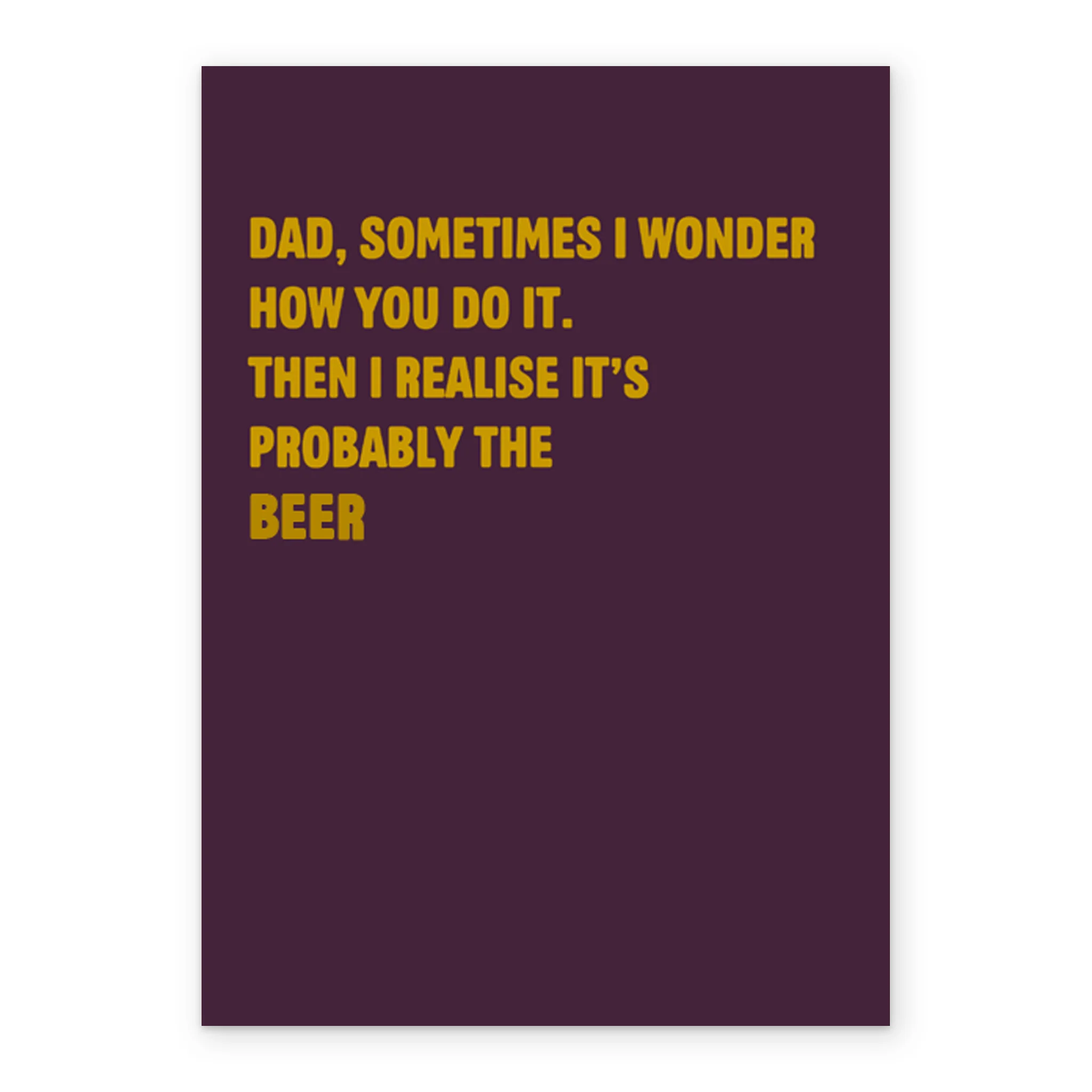 Personalised For Dad Editable Funny Wonder How You Do It Father's Day Card - Image 2