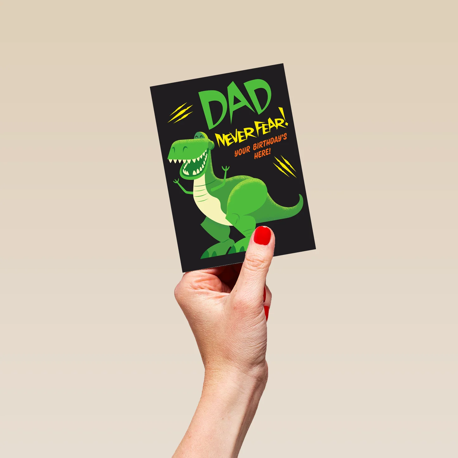 Personalised For Dad Disney Toy Story Never Fear Your Birthdays Here Card - Image 4