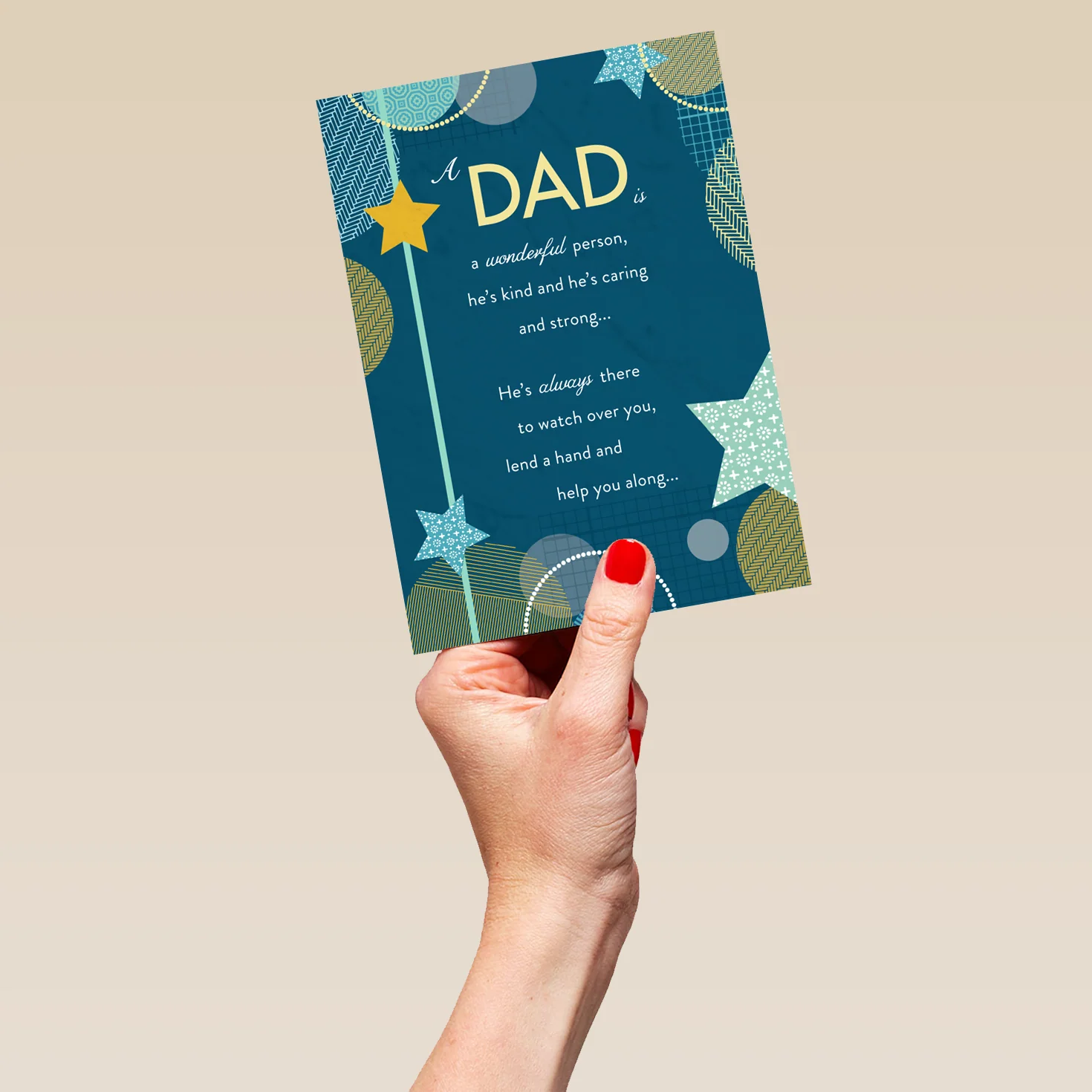 Personalised For Dad Traditional Written Verse Father's Day Card - Image 5