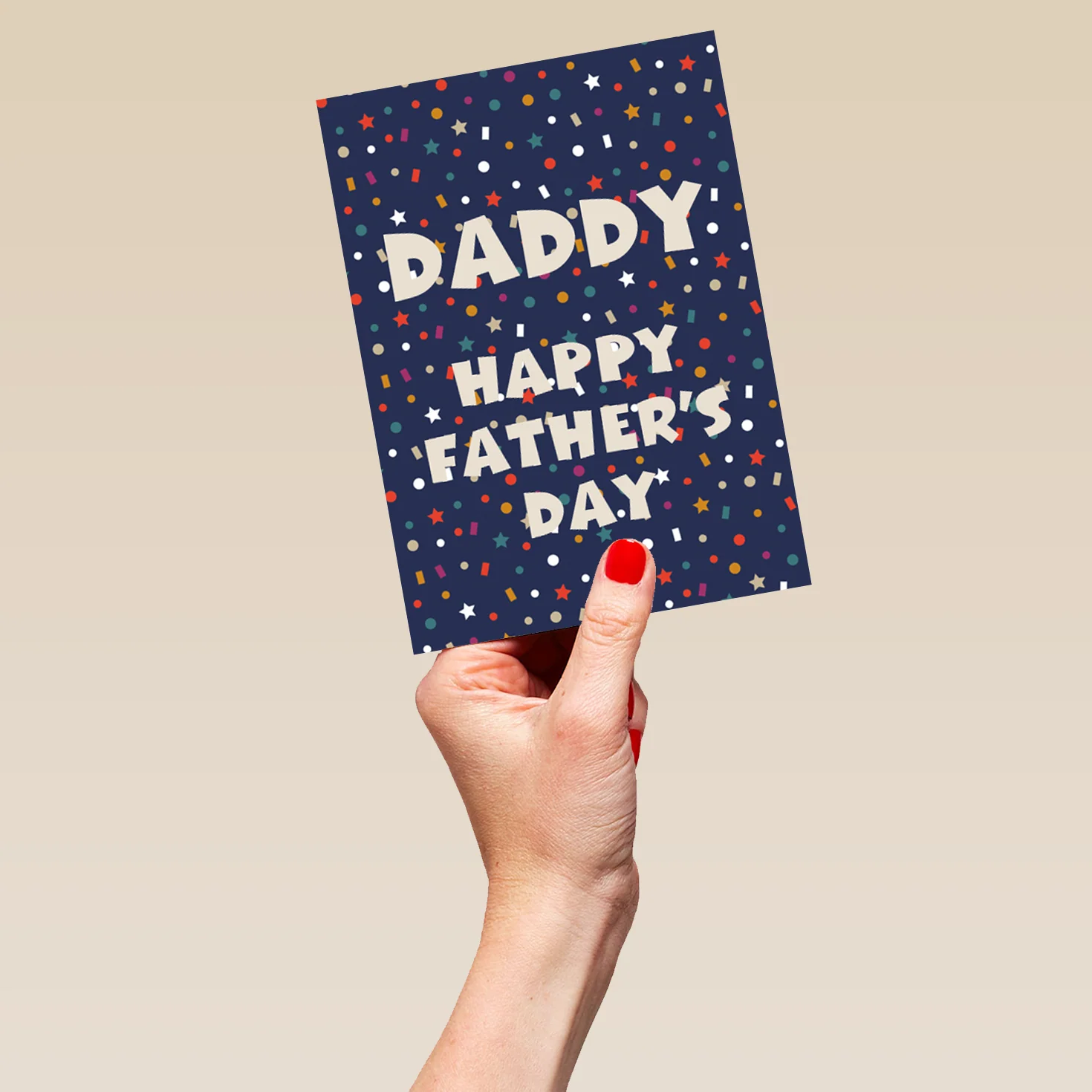Personalised For Daddy Editable Classic Happy Father's Day Card - Image 5