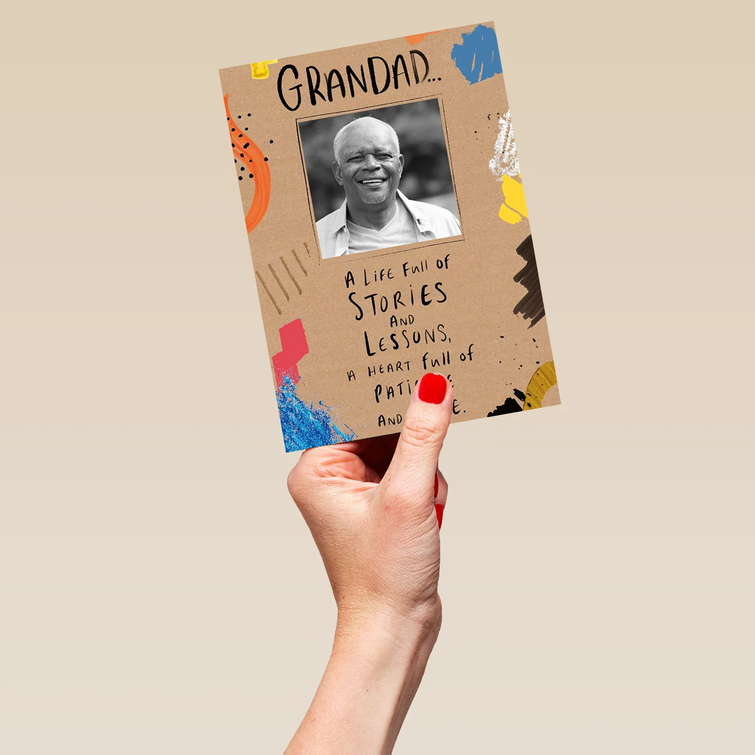 Personalised For Grandad Love Stories Photo Card - Image 5