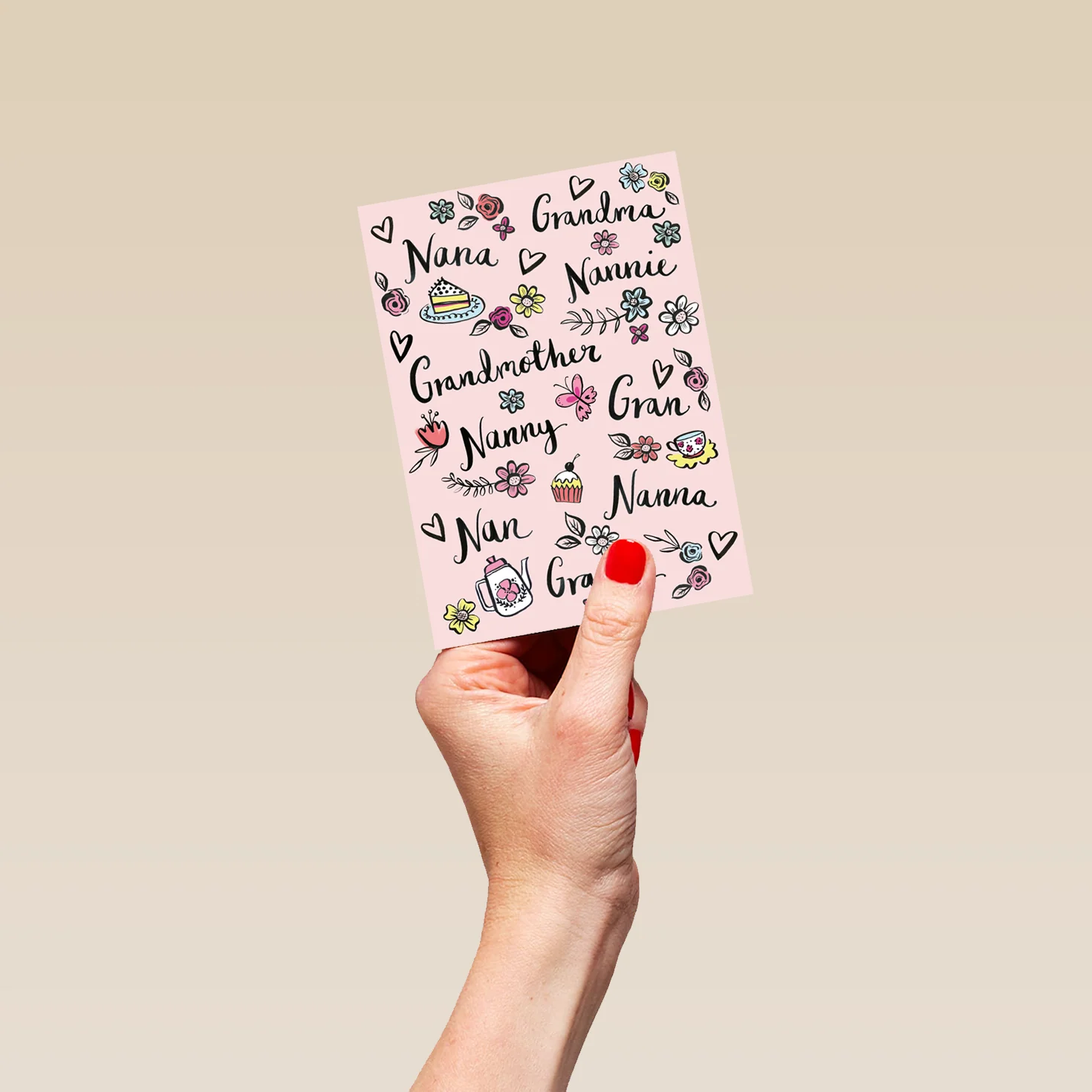 Personalised For Grandma Classic Nan Granny Nana Gran Birthday Card - Image 4