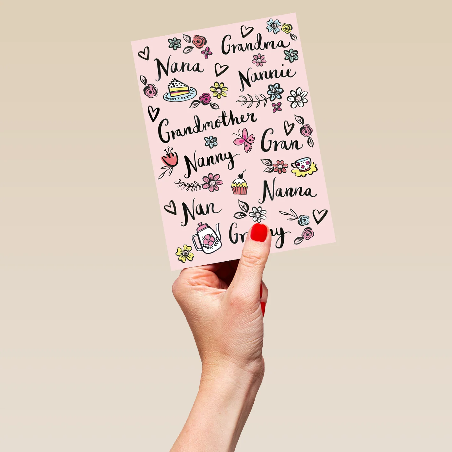 Personalised For Grandma Classic Nan Granny Nana Gran Birthday Card - Image 5