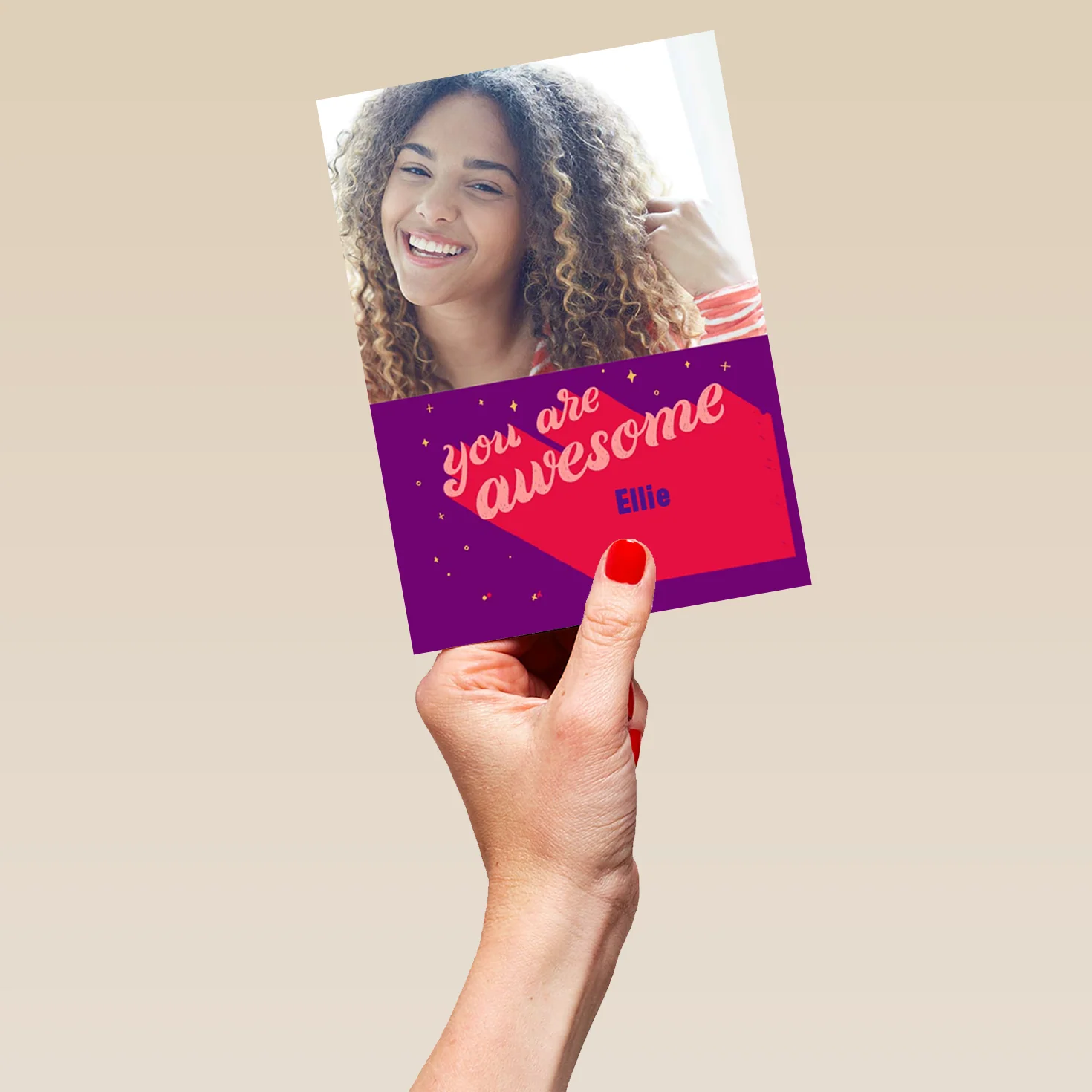 Personalised For Her Awesome Birthday Photo Card - Image 5