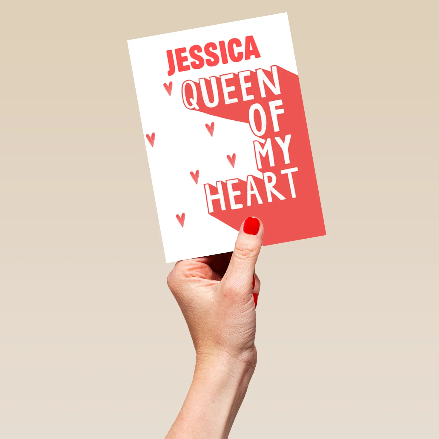 Personalised For Her Queen Design Card - Image 5