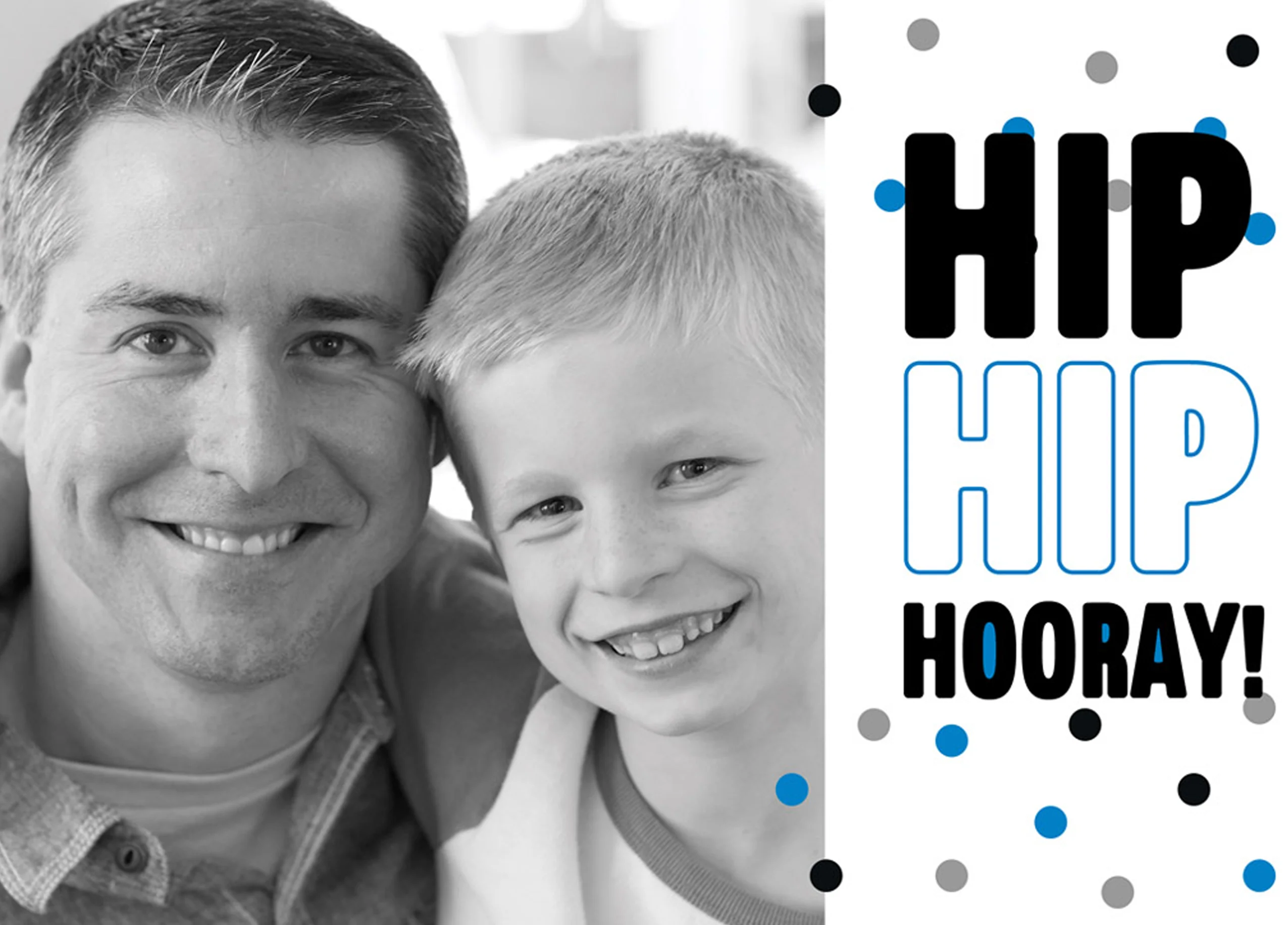 Personalised For Him Hooray Birthday Photo Card