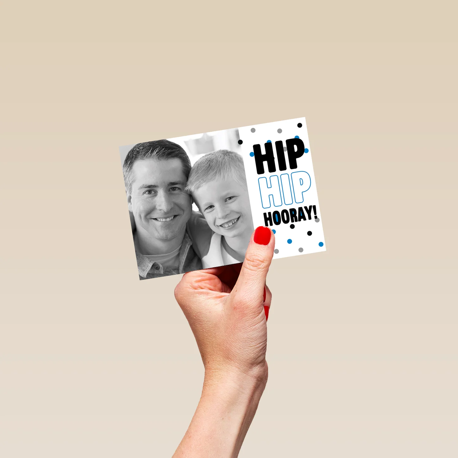 Personalised For Him Hooray Birthday Photo Card - Image 4