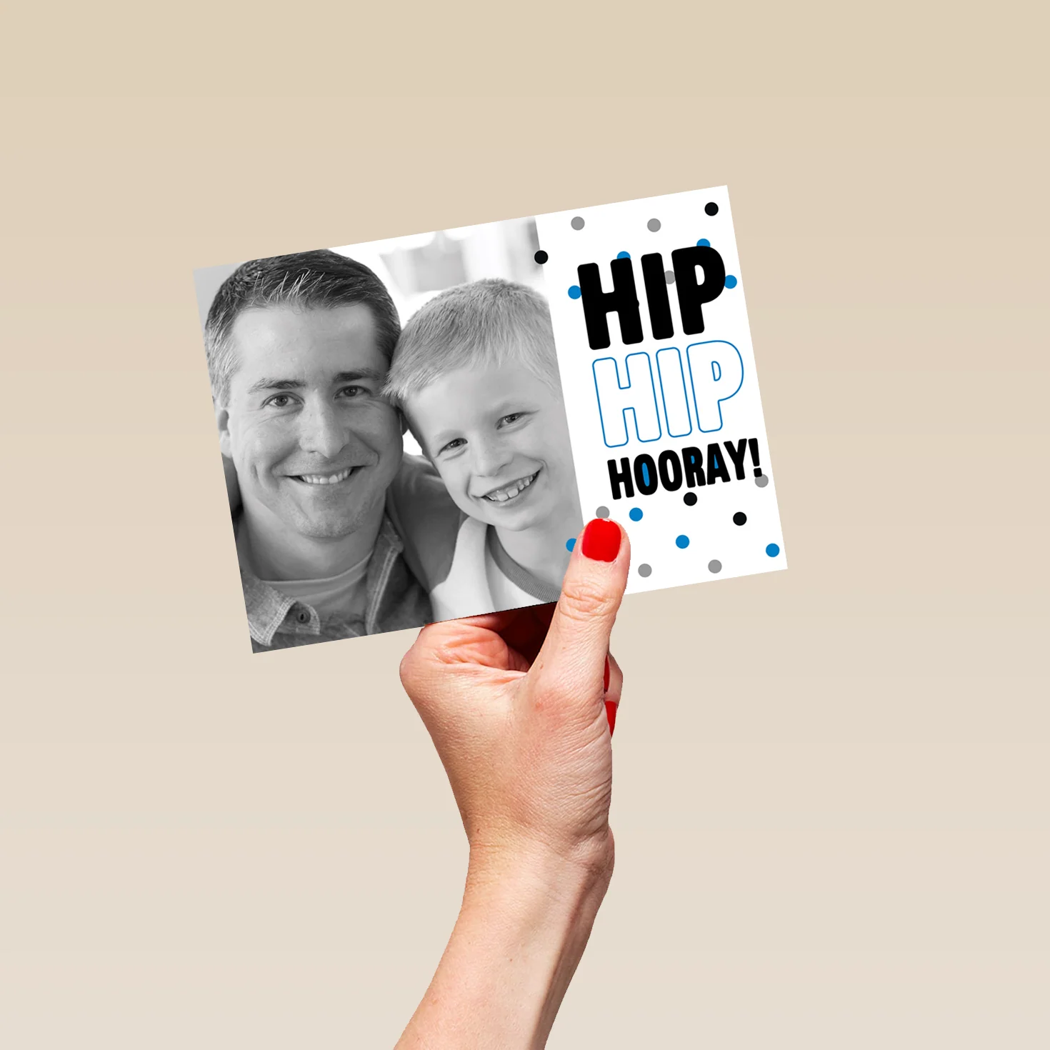 Personalised For Him Hooray Birthday Photo Card - Image 5