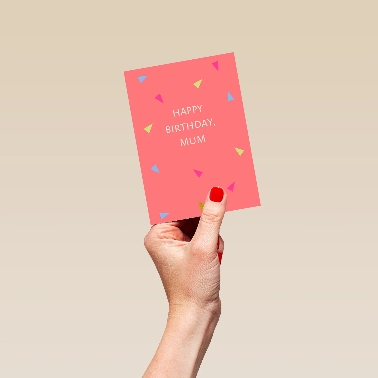 Personalised For Mum Editable Contemporary Happy Birthday Card - Image 4