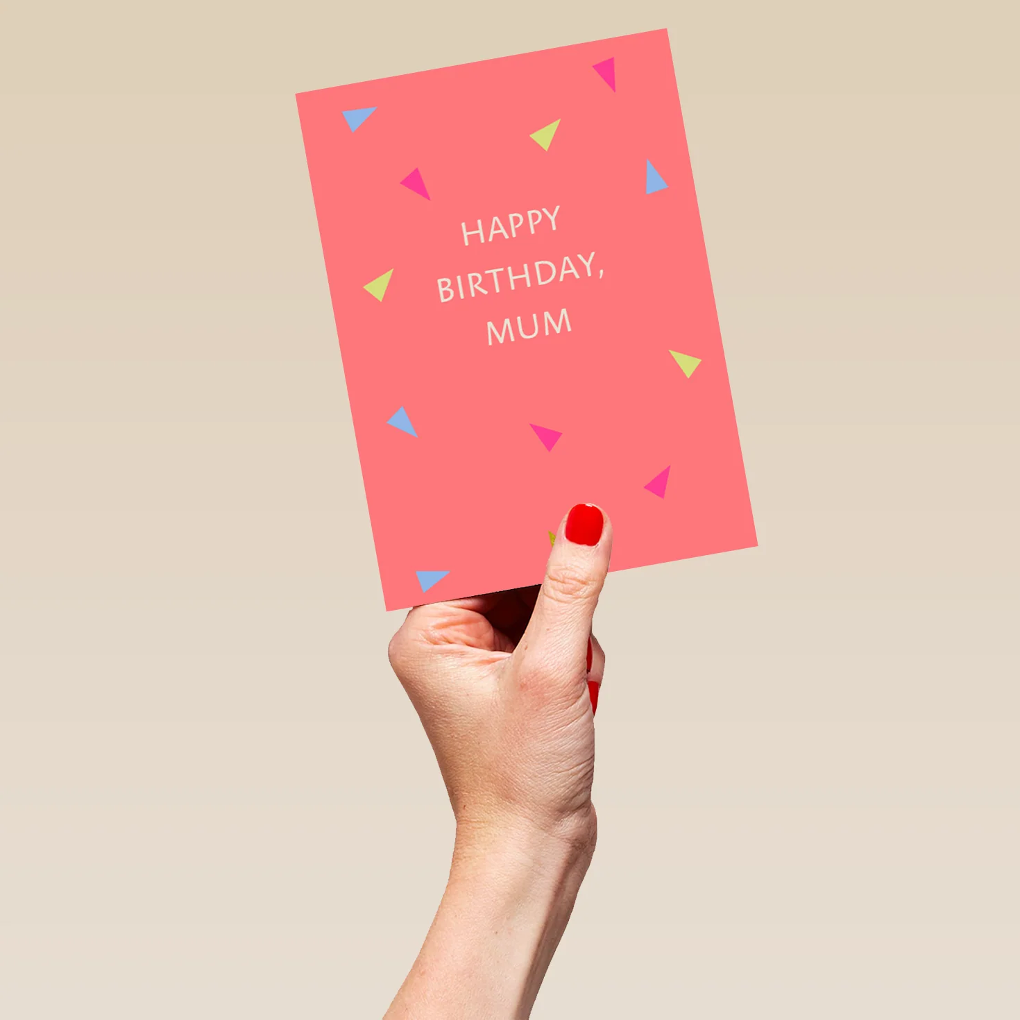 Personalised For Mum Editable Contemporary Happy Birthday Card - Image 5