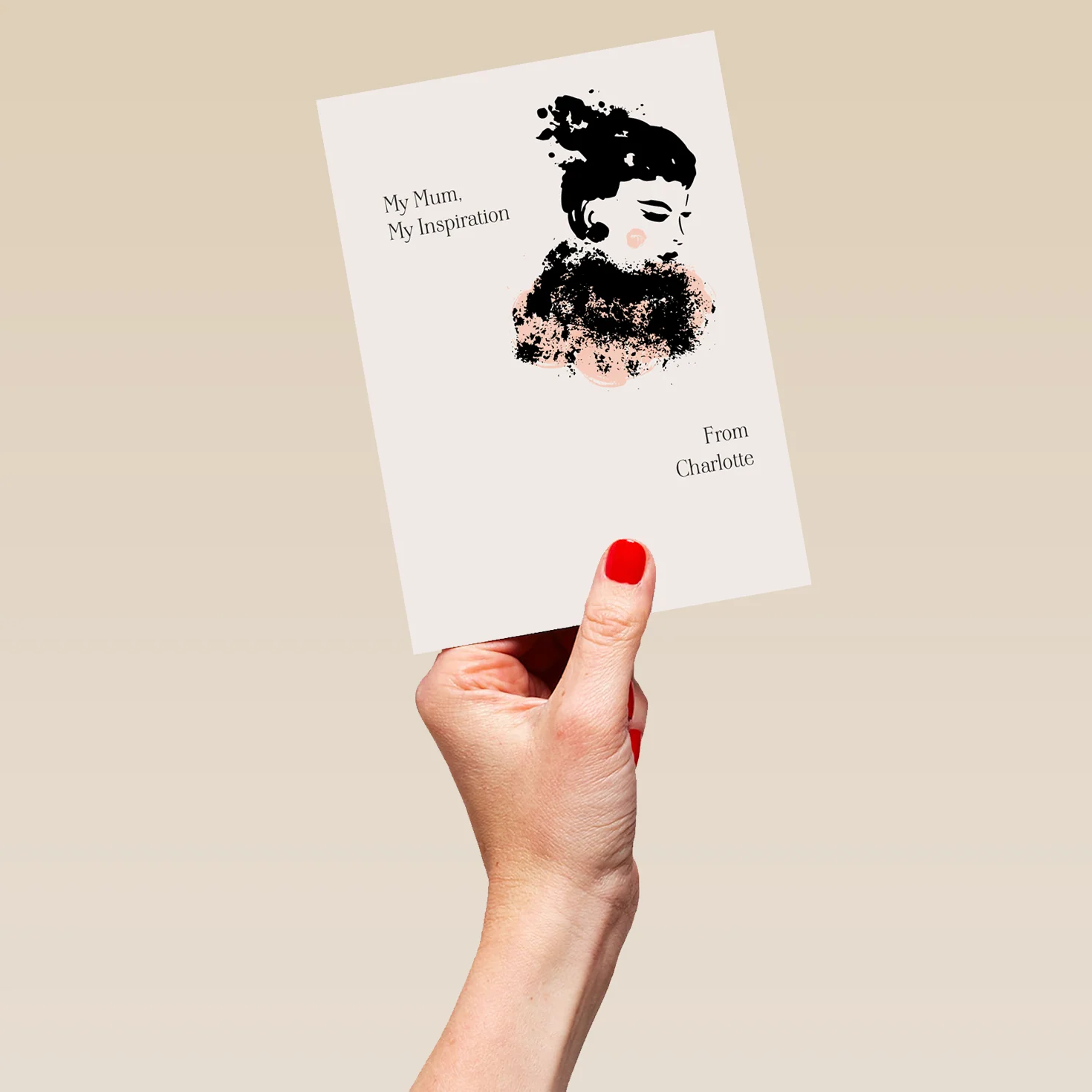 Personalised For Mum, My Inspiration Mother's Day Card - Image 5
