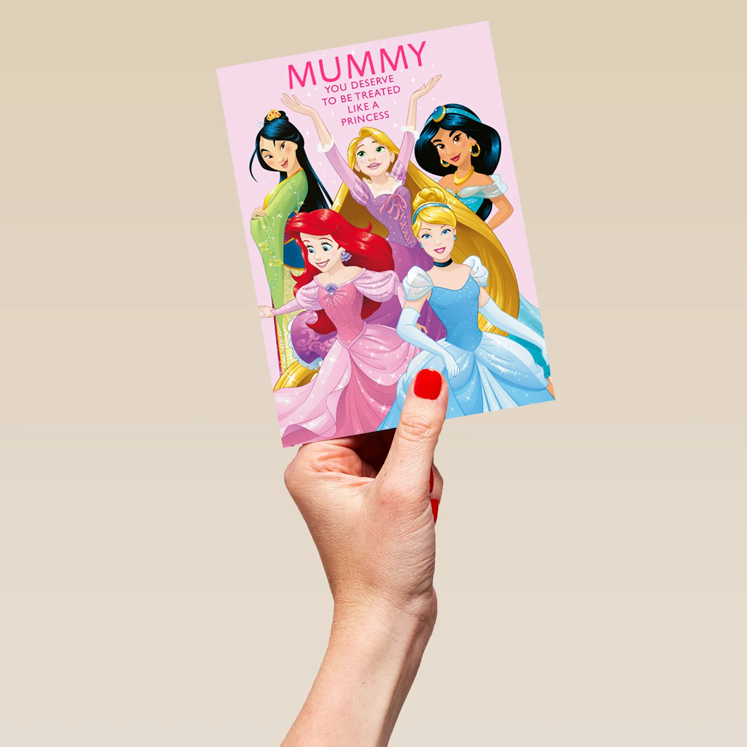 Personalised For Mummy Disney Princesses Birthday Card - Image 5