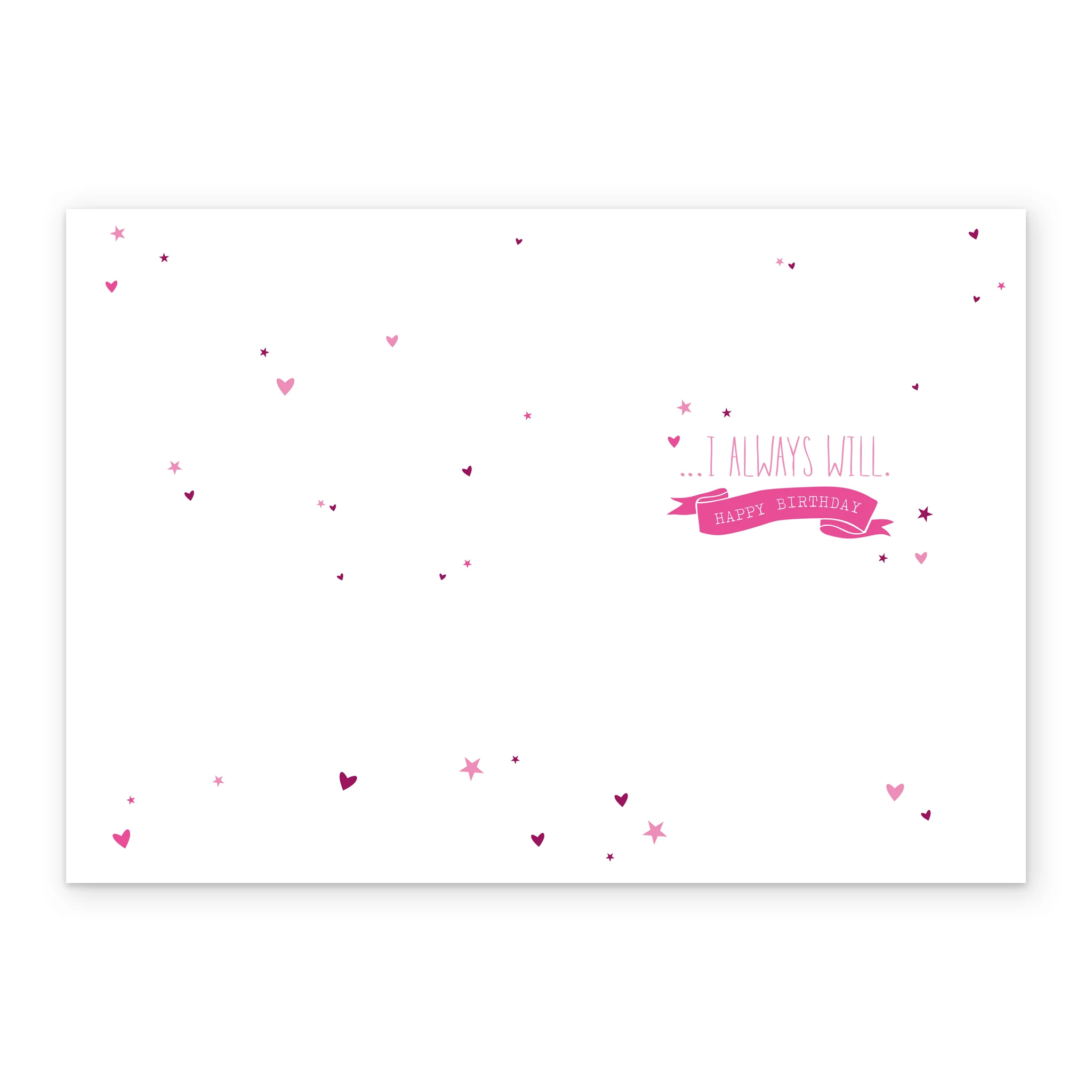 Personalised For Wife Classic Crescent Moon & Stars Card - Image 3