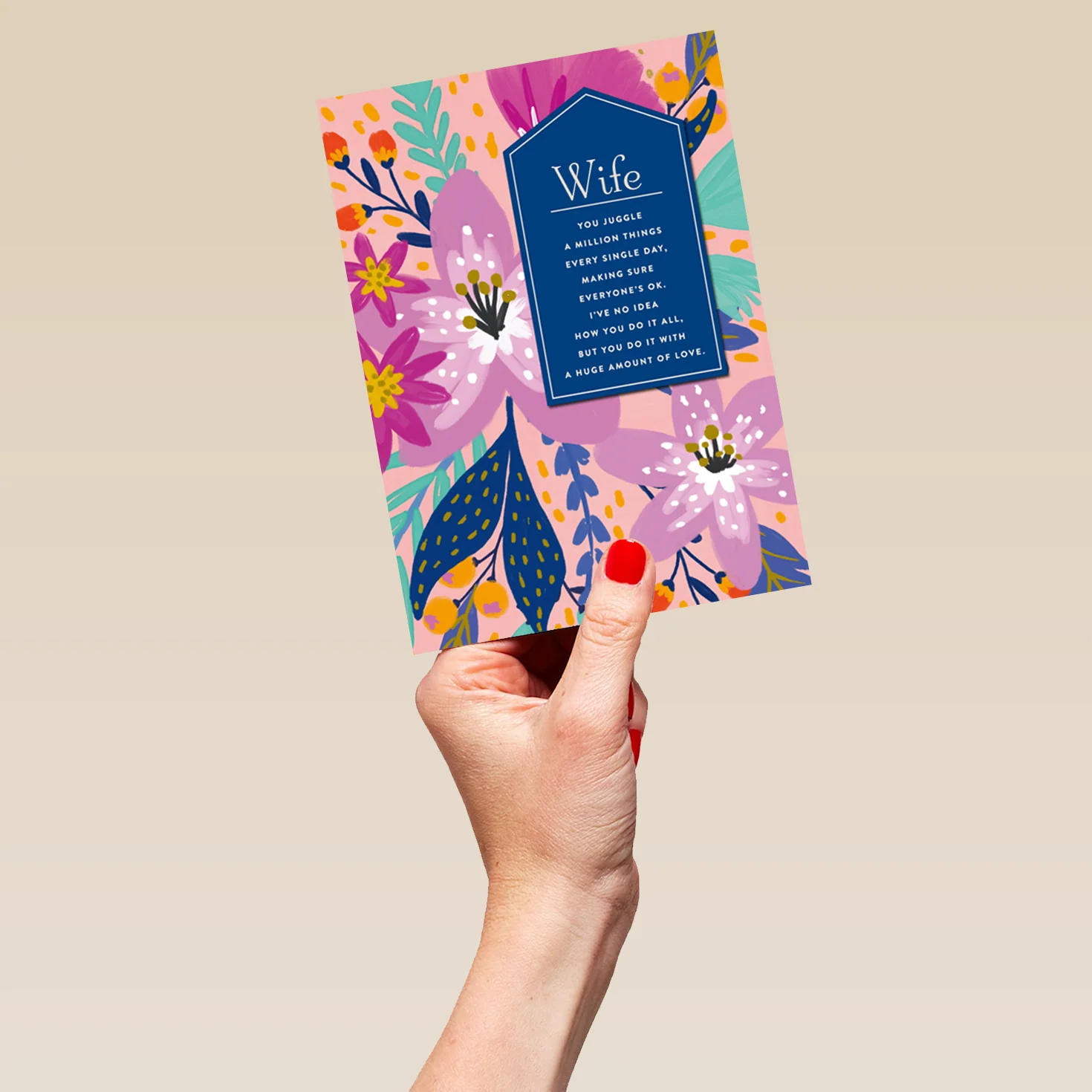 Personalised For Wife Juggle A Million Things Birthday Card - Image 5