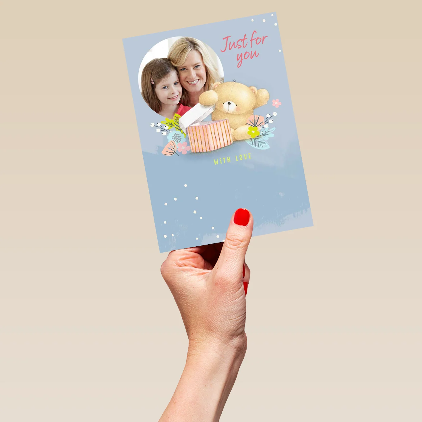 Personalised Forever Friends Bear Photo Birthday Card - Image 5