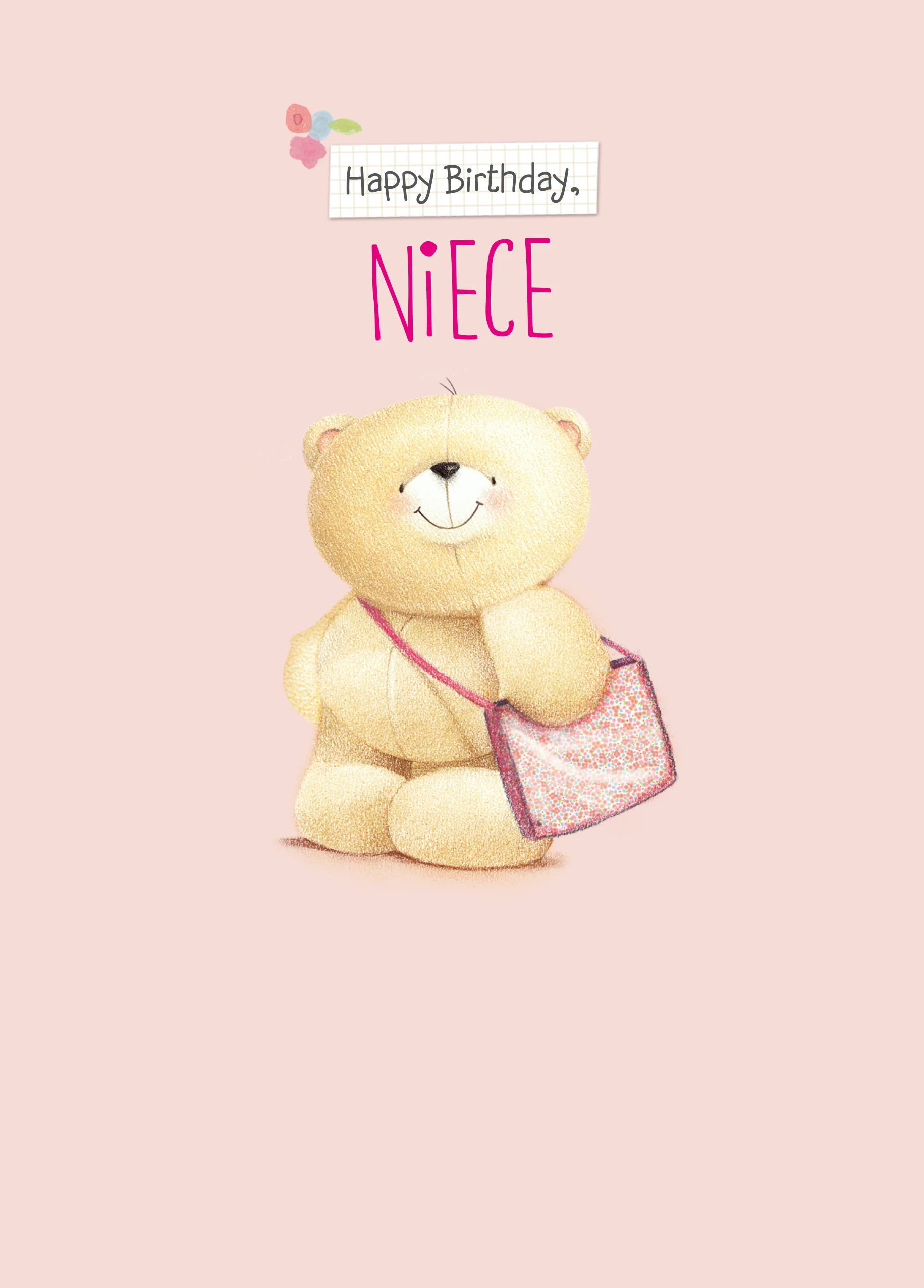 Personalised Forever Friends Birthday Card for Niece