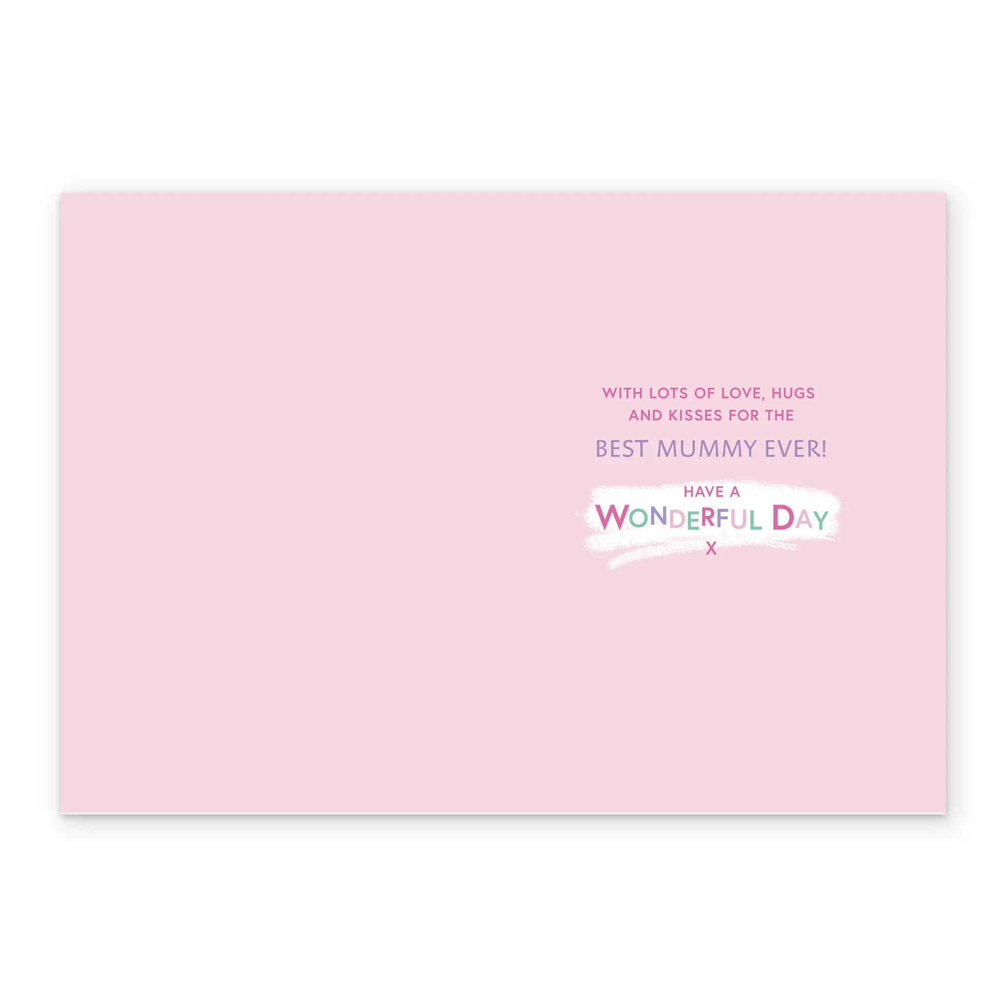 Personalised Forever Friends Cute Bear & Bunny Mother's Day Card For Mummy - Image 3