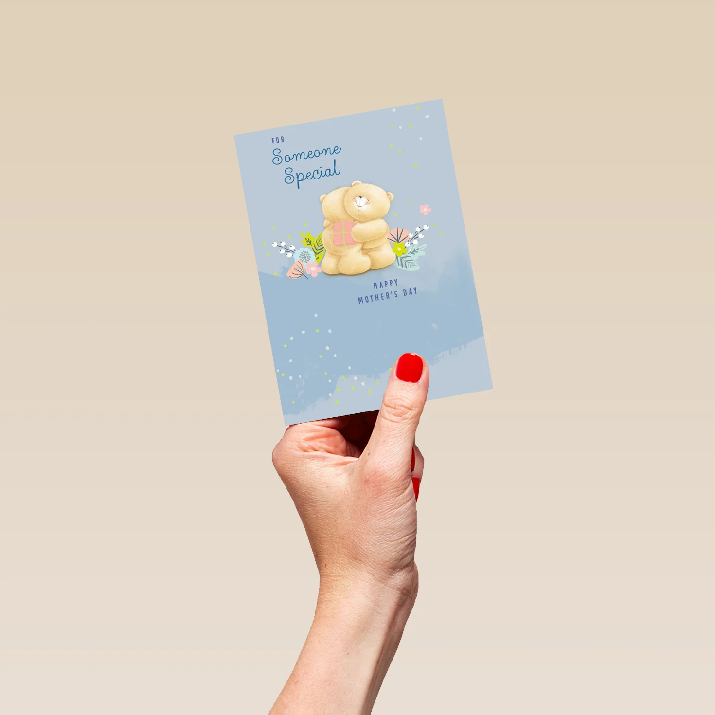 Personalised Forever Friends Cute Bear Hug Mother's Day Card For Someone Special - Image 4