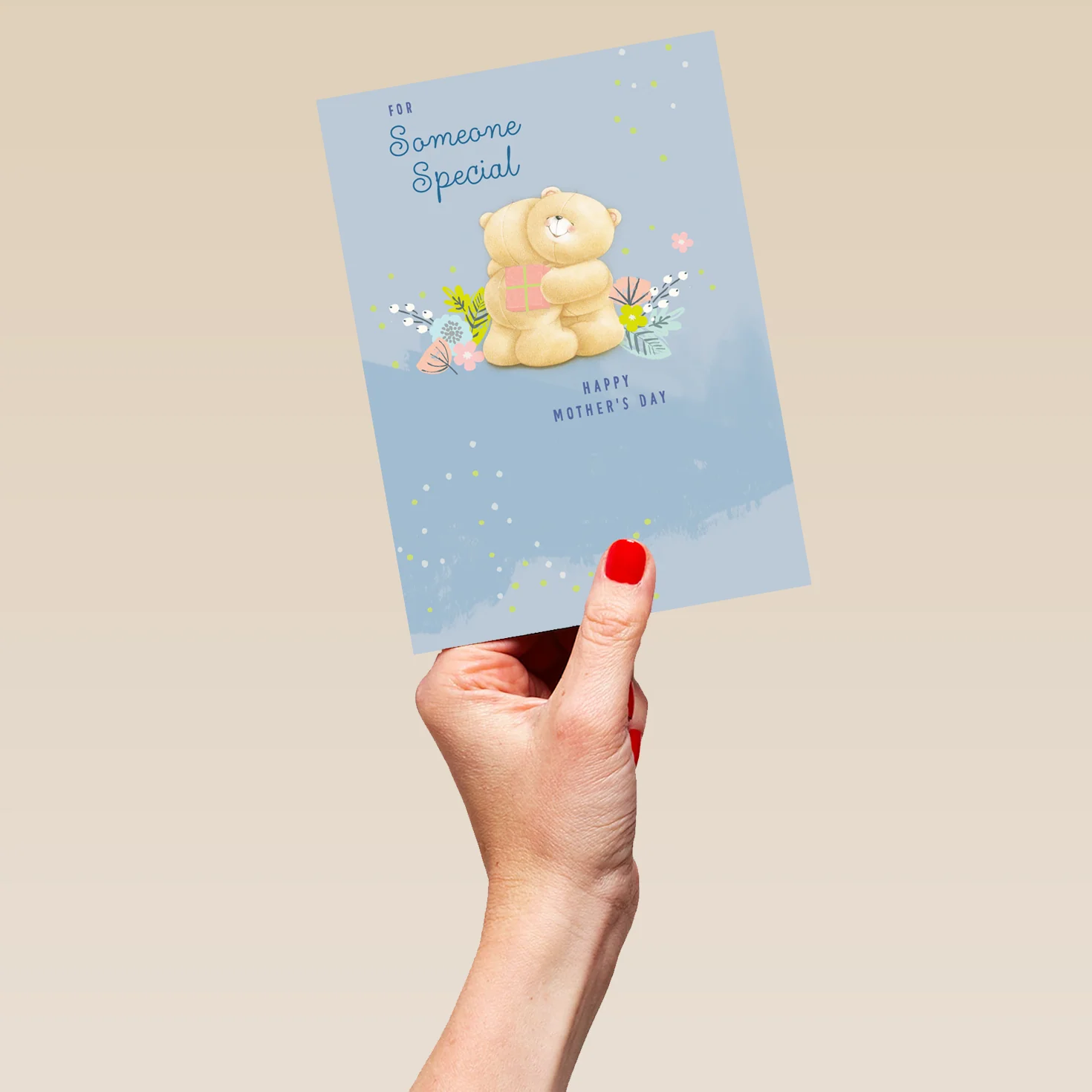 Personalised Forever Friends Cute Bear Hug Mother's Day Card For Someone Special - Image 5