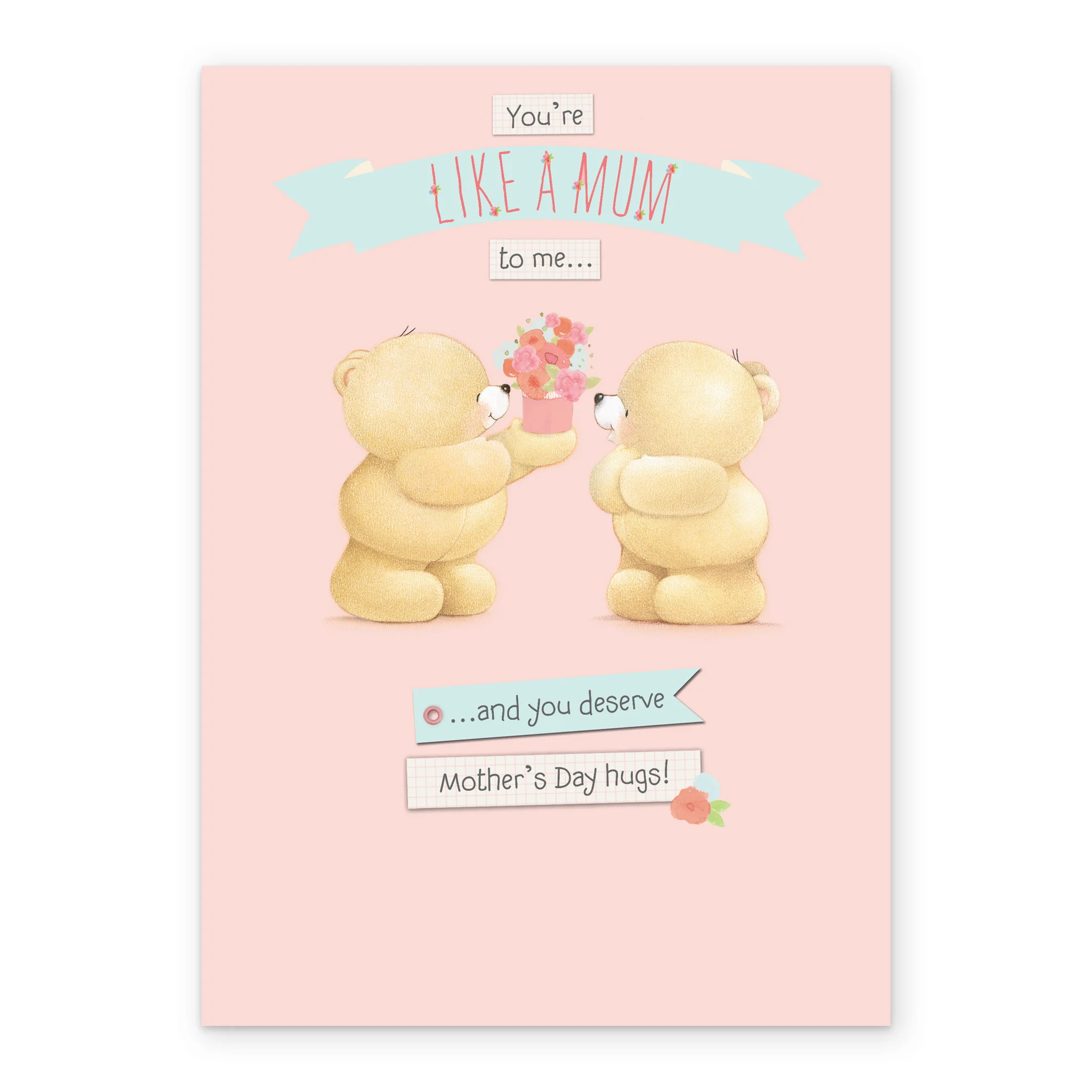Personalised Forever Friends Cute Flowers Like A Mum Mother's Day Card - Image 2
