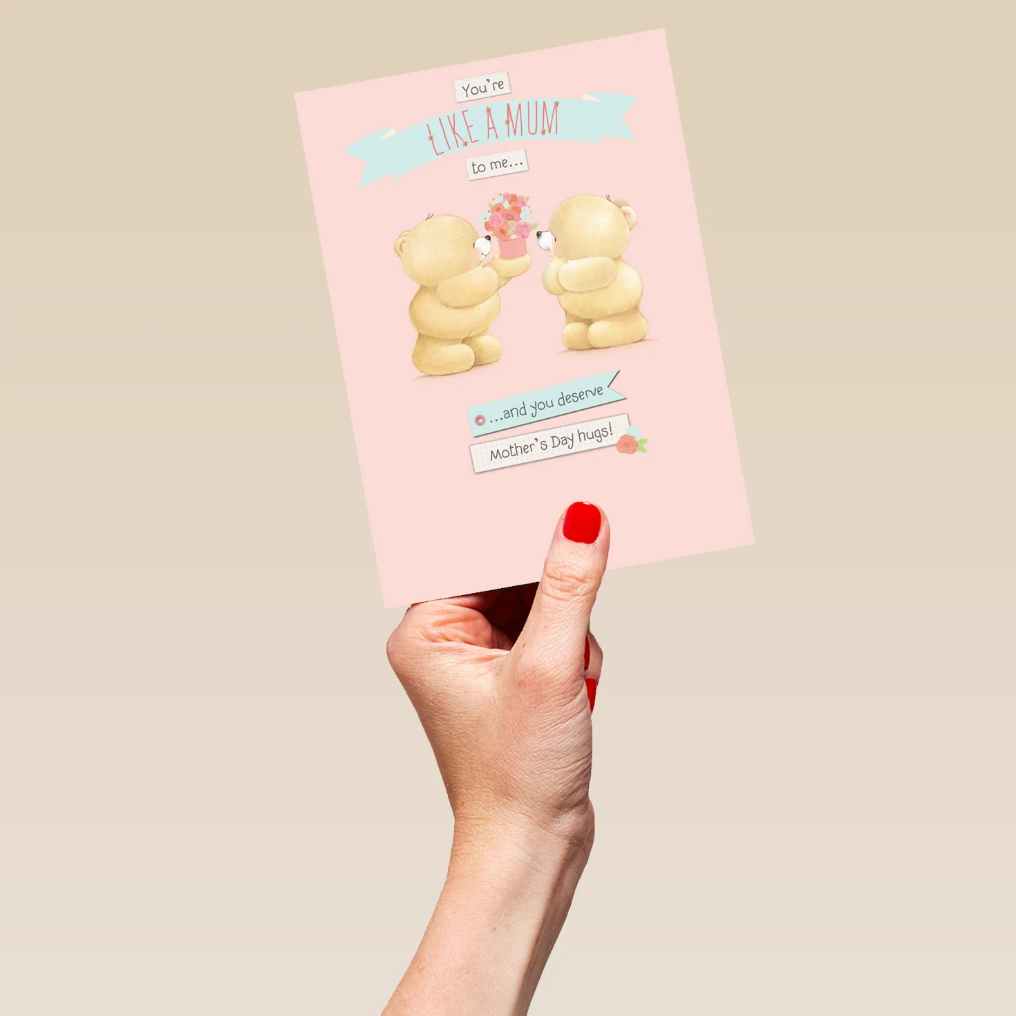 Personalised Forever Friends Cute Flowers Like A Mum Mother's Day Card - Image 5