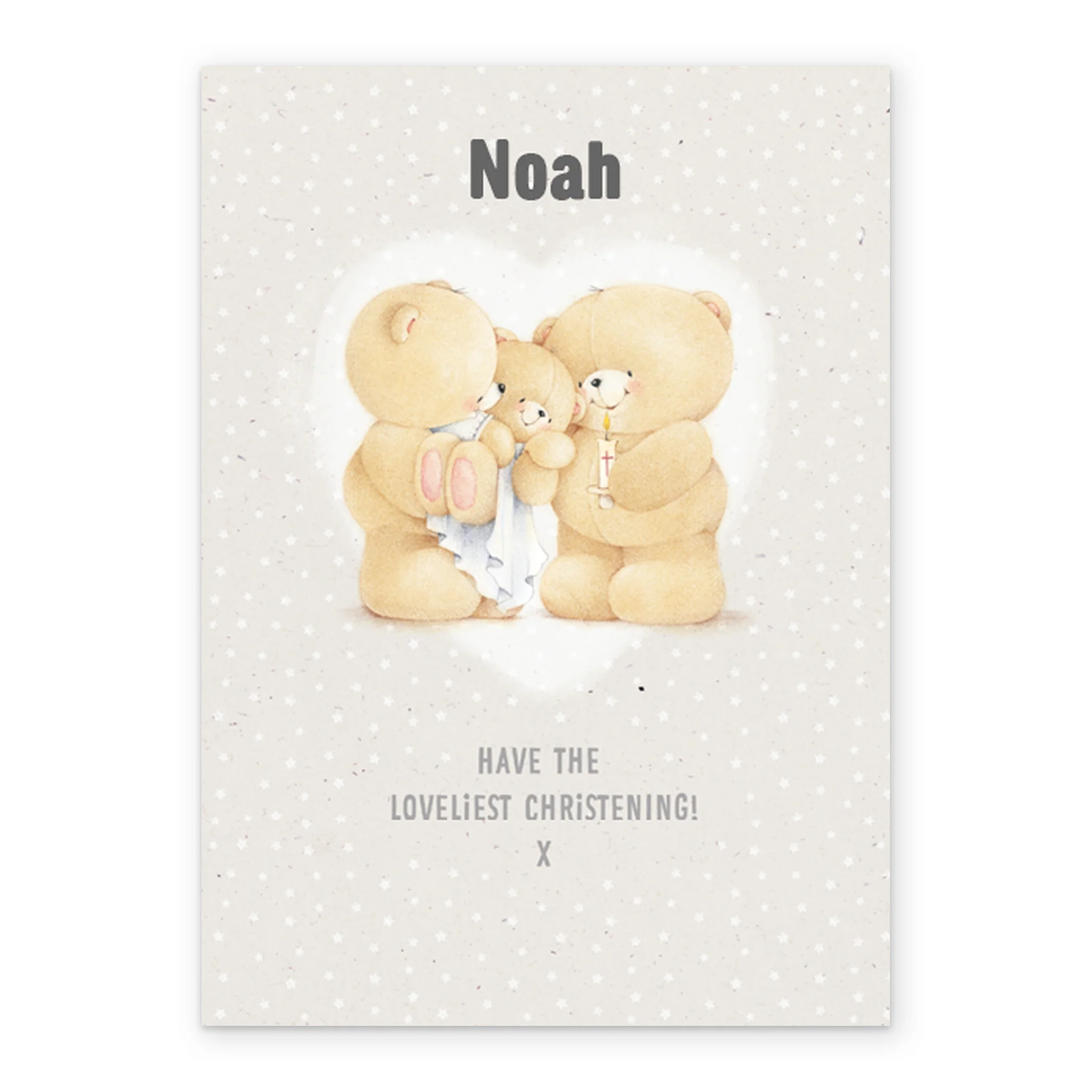 Personalised Forever Friends Cute Loveliest Christening Card - Image 2