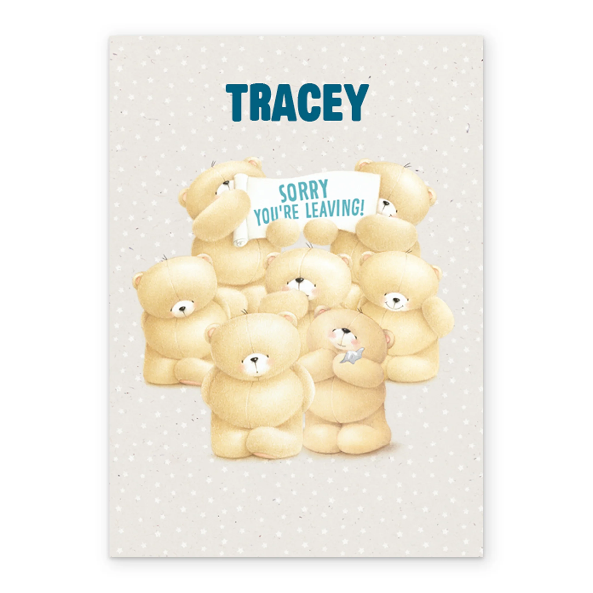 Personalised Forever Friends Cute Sorry You're Leaving Card - Image 2