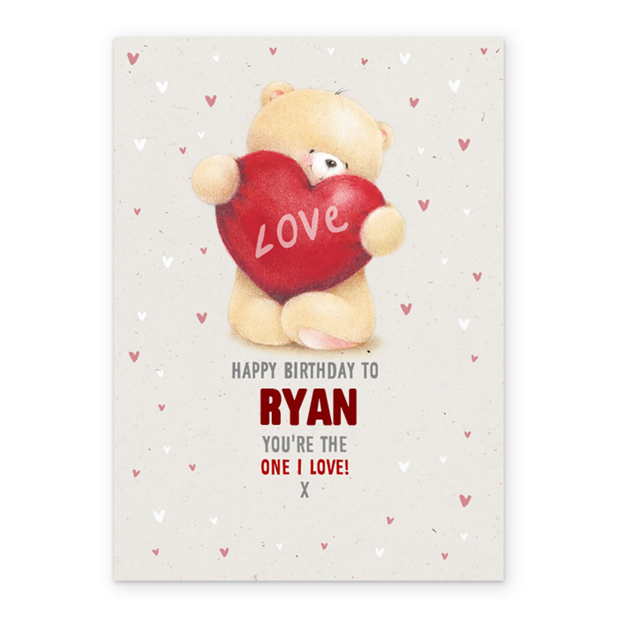 Personalised Forever Friends Cute Teddy Bears Love Birthday Card - Image 2