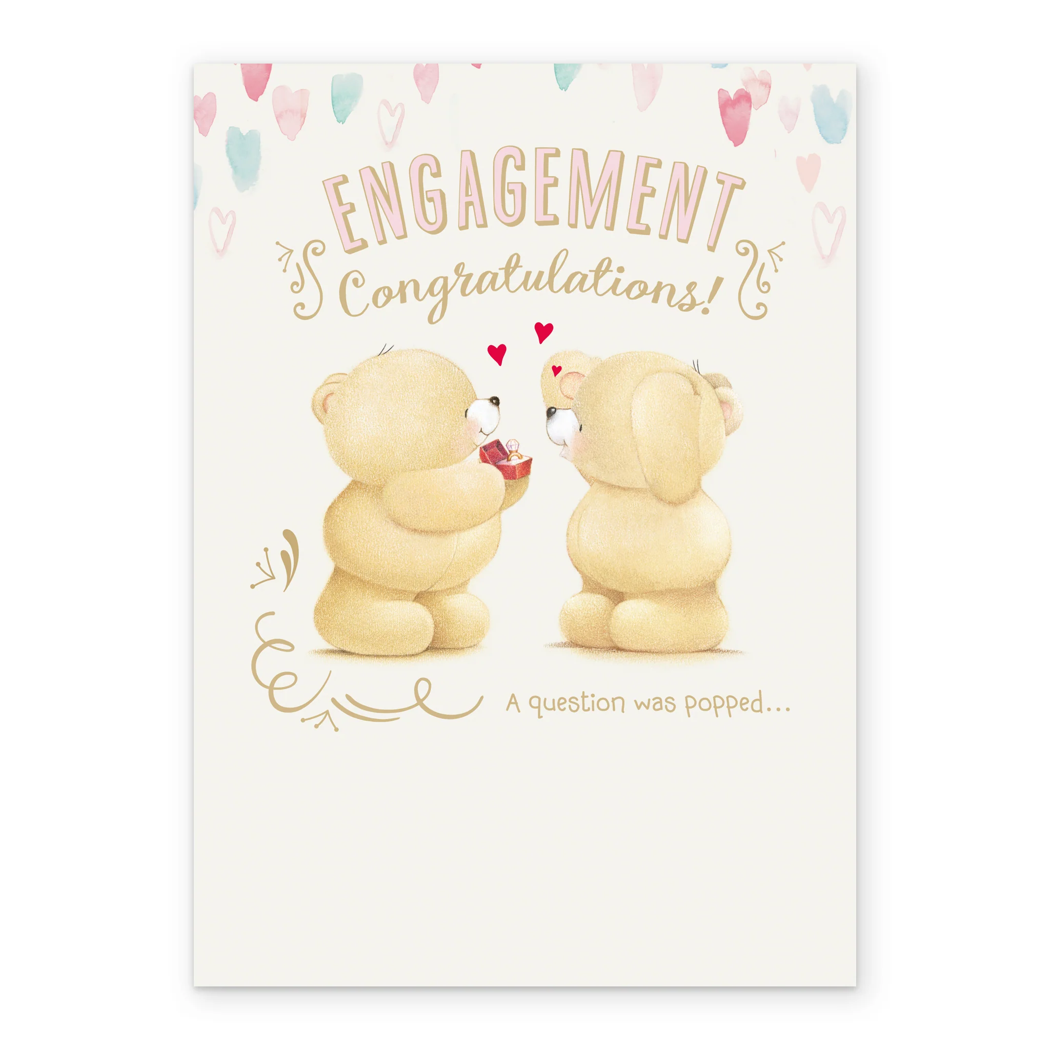 Personalised Forever Friends Engagement Card - Image 2