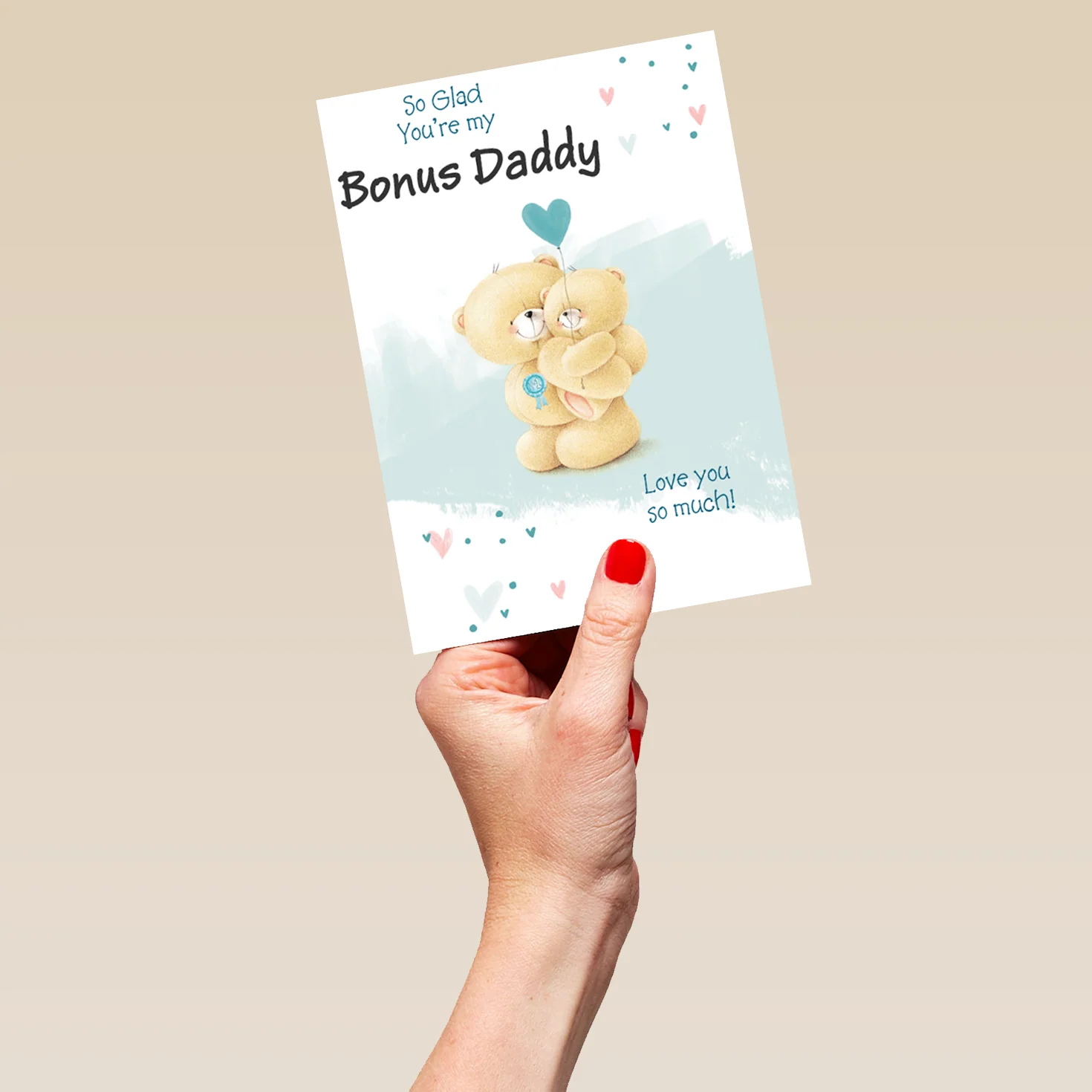Personalised Forever Friends Father's Day Card For Bonus Daddy - Image 5