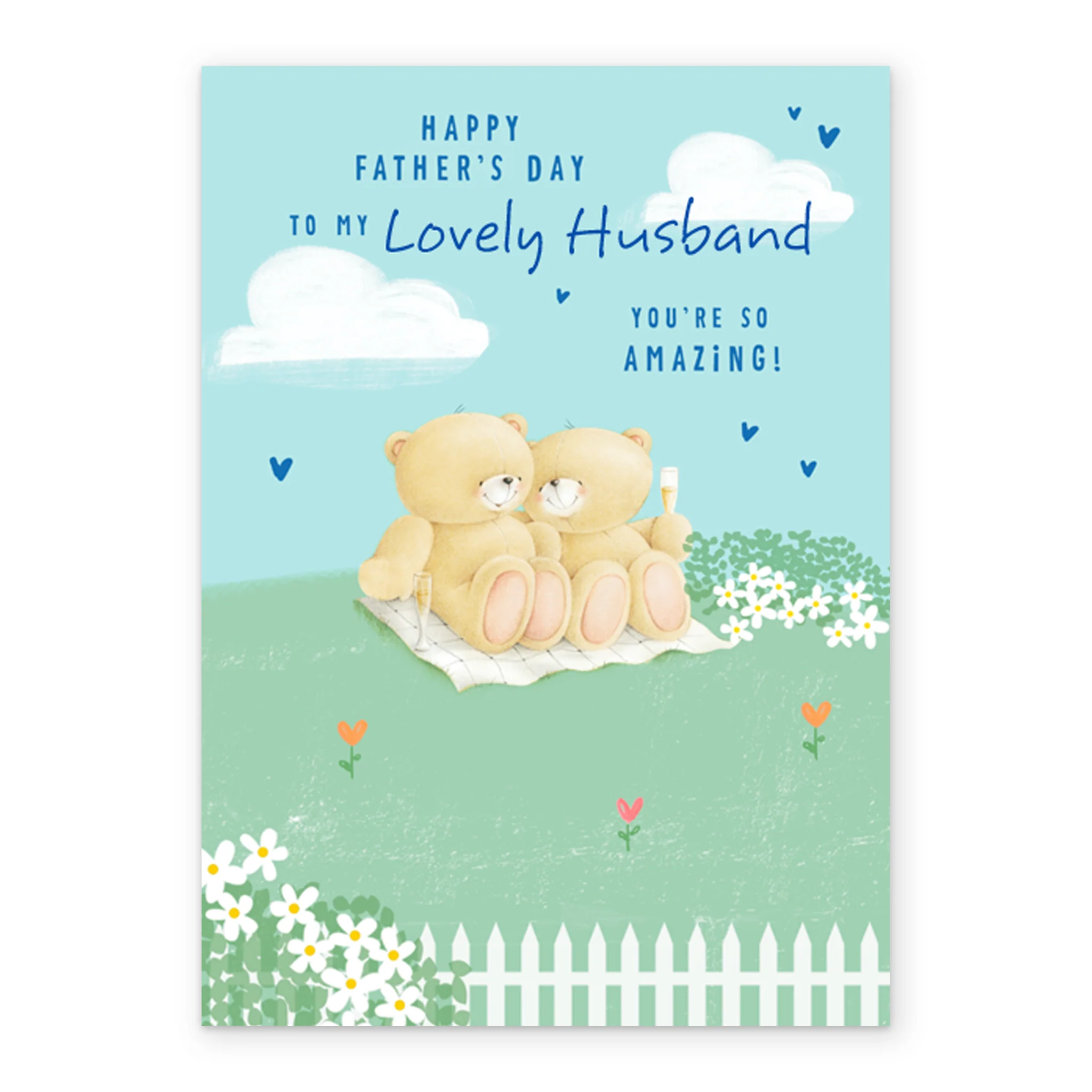 Personalised Forever Friends Father's Day Card for Husband - Image 2
