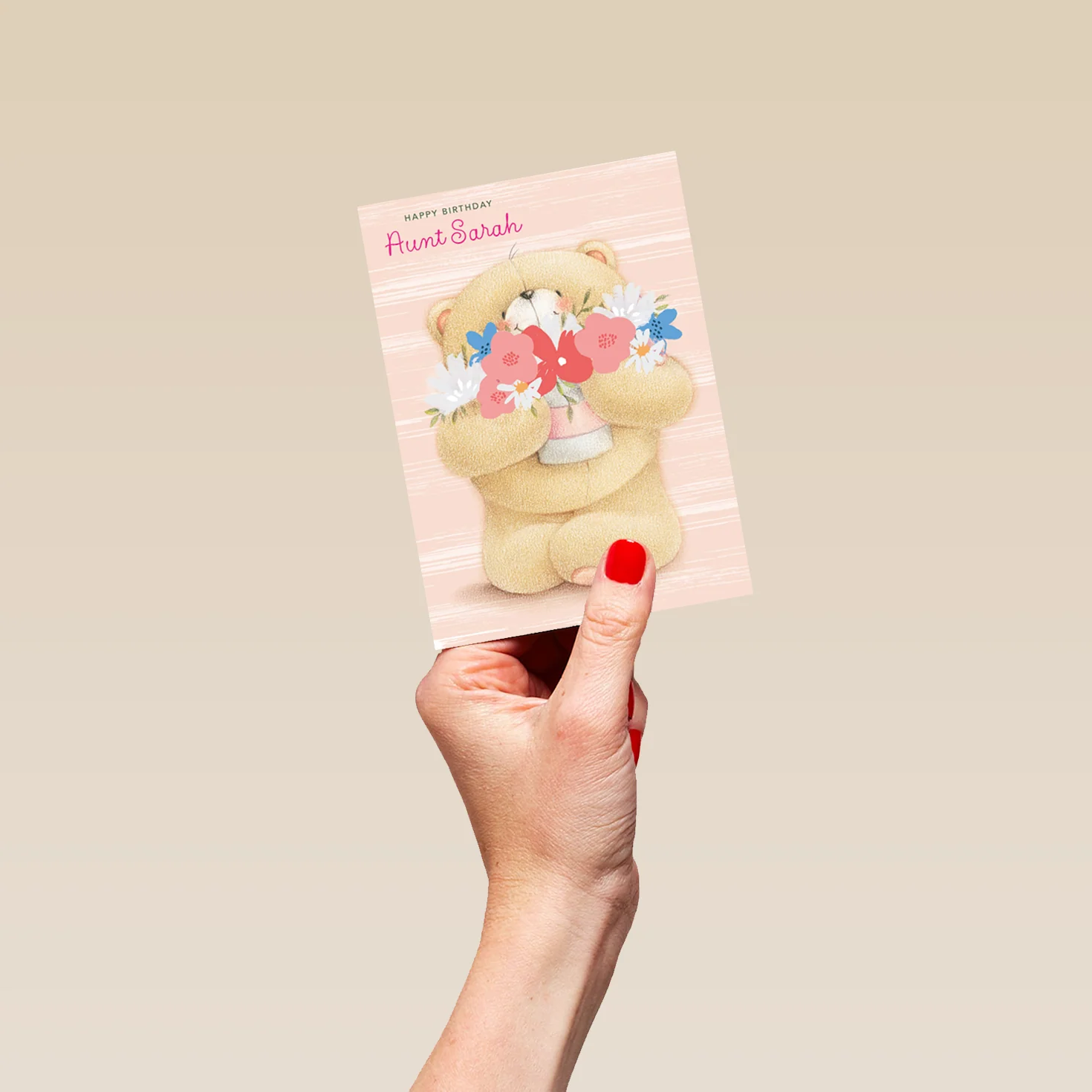 Personalised Forever Friends For Aunt Cute Birthday Card - Image 4
