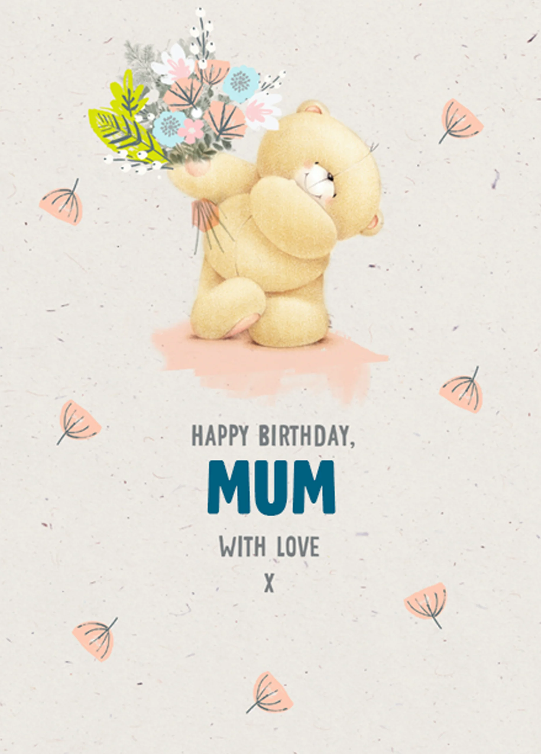 Personalised Forever Friends For Mummy Birthday Card