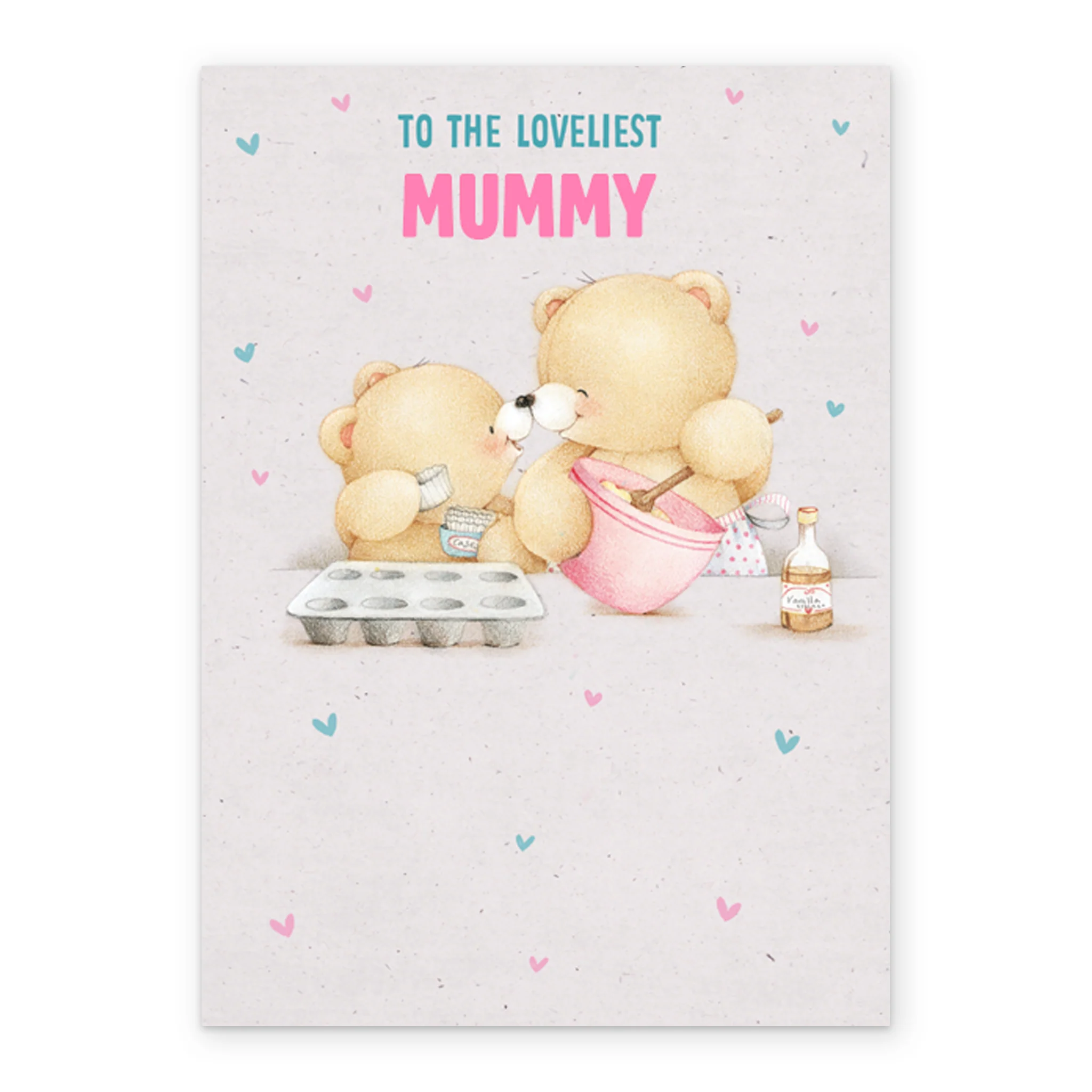 Personalised Forever Friends For Mummy Cute Teddy Bears Birthday Card - Image 2